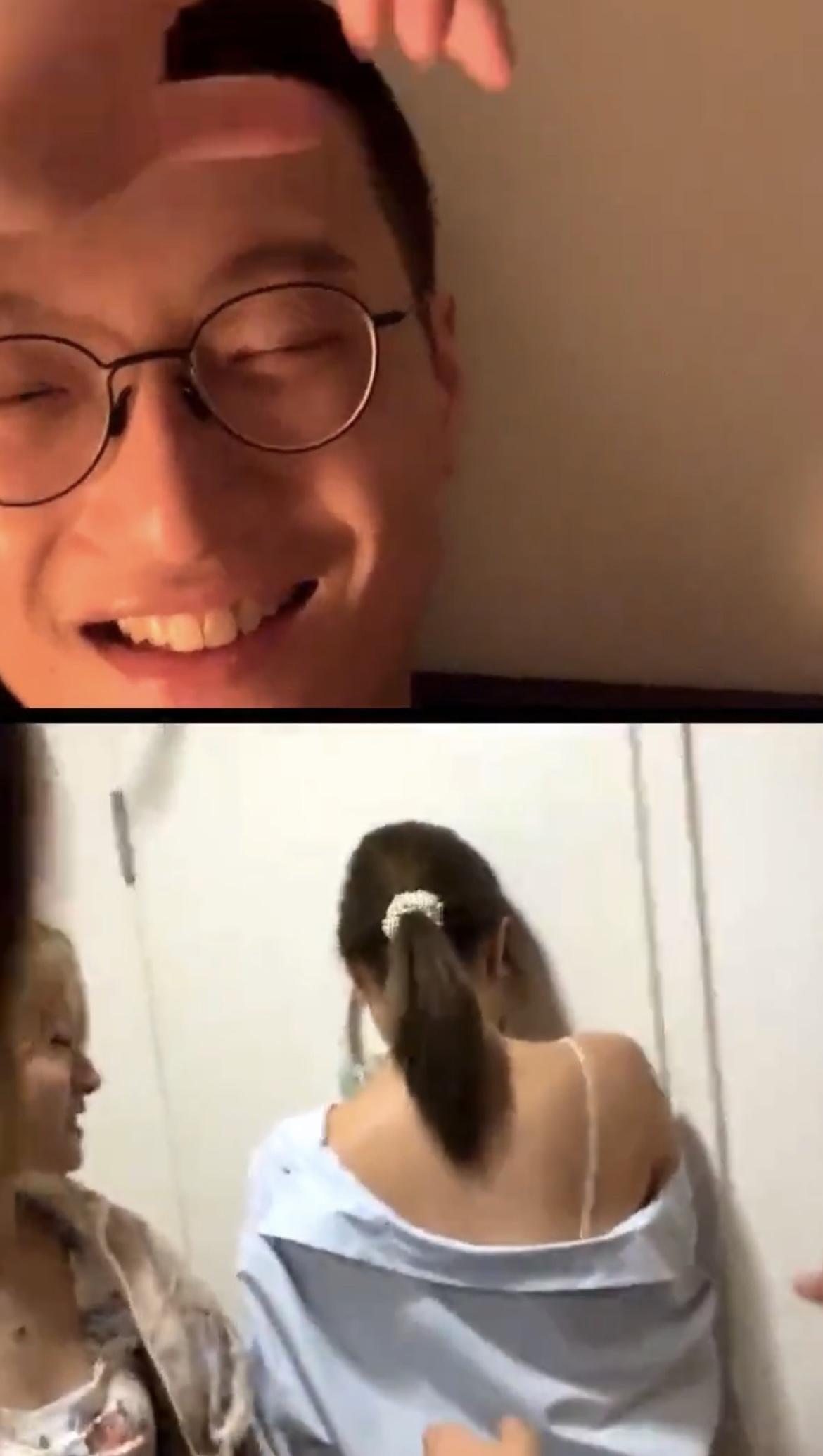 梁敏巧聽到Matt向她示愛時,怕羞到擰轉面。