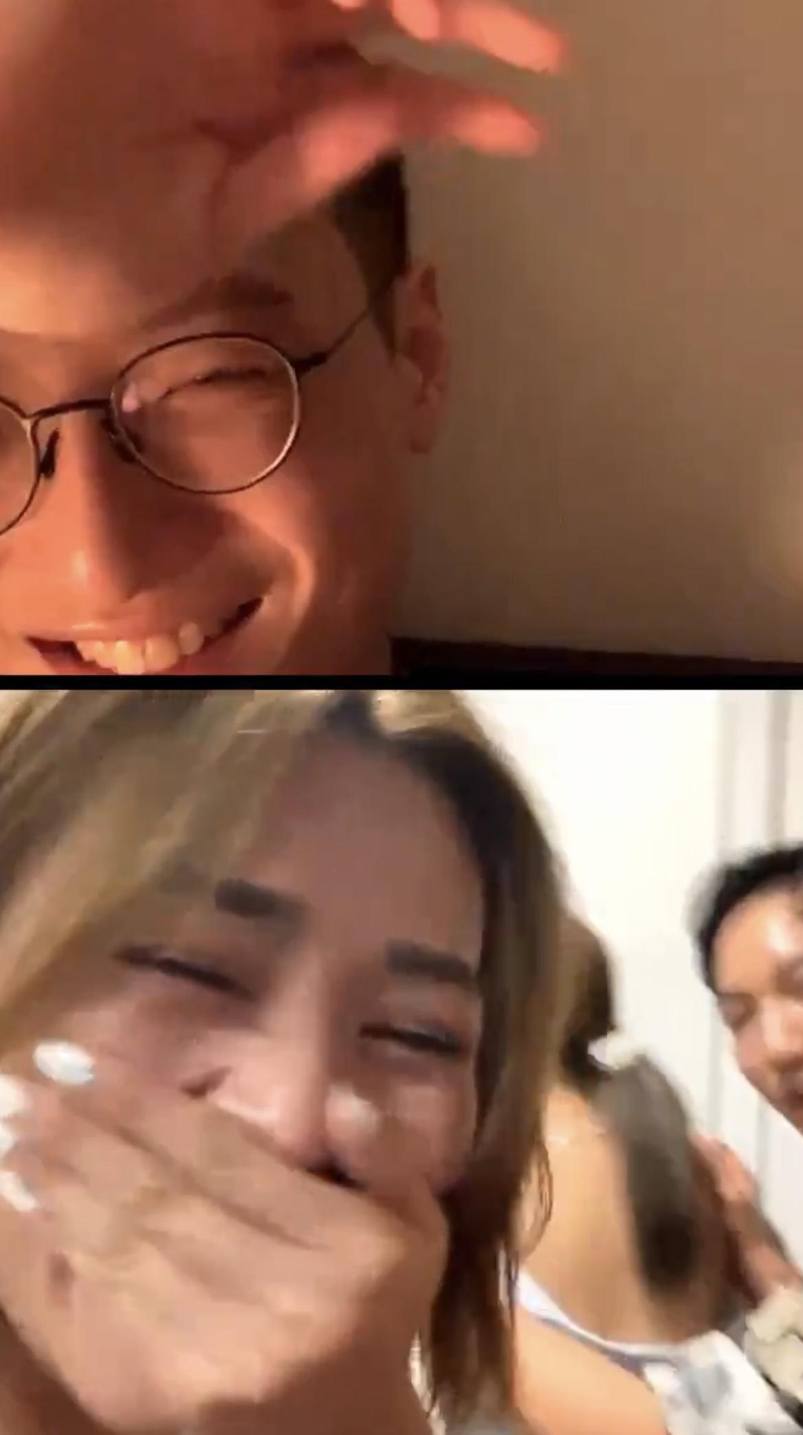 關嘉敏笑謂:「廁所官宣都係第一次。」