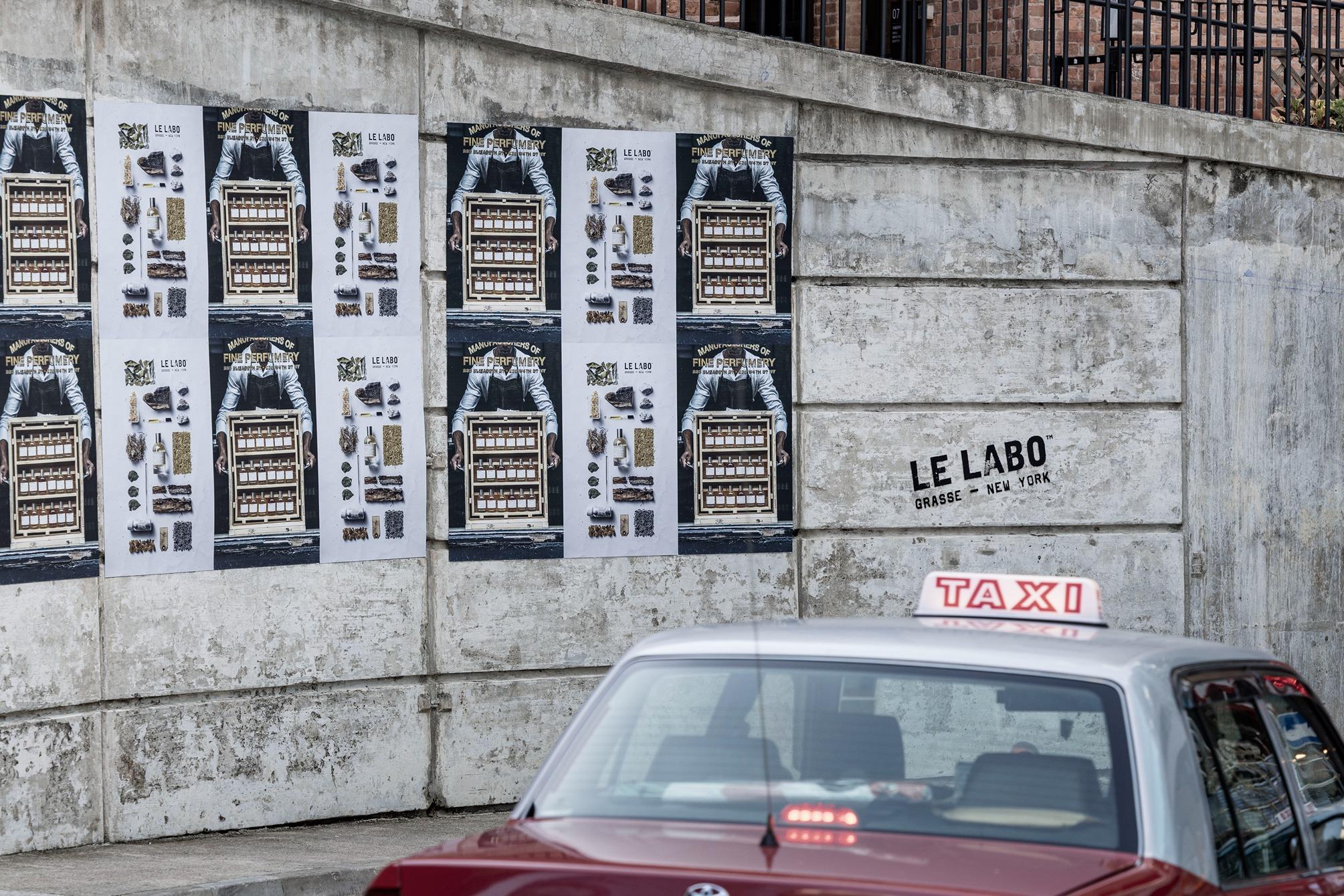 為慶祝Le Labo城市系列全系列9月限定上架,品牌特意在大館設置海報牆,讓品牌愛好者前往打照留念。