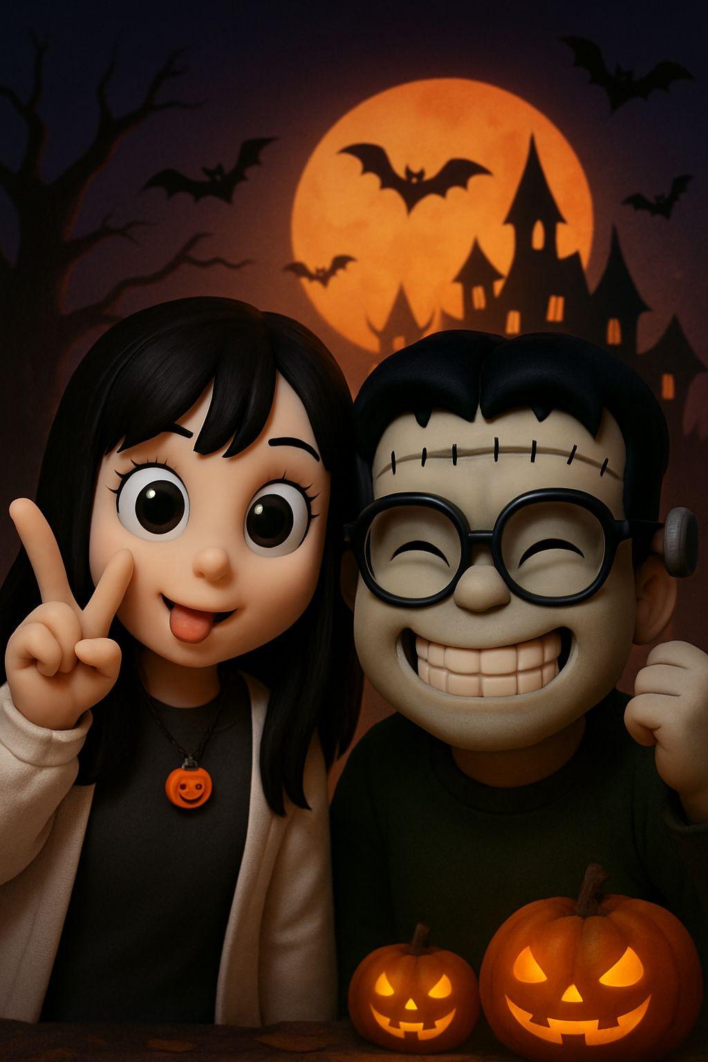 期間限定之免費「頑魂攝魂館」,瞬間把你變成搞怪鬼魅,並送你驚嚇攝人照片。