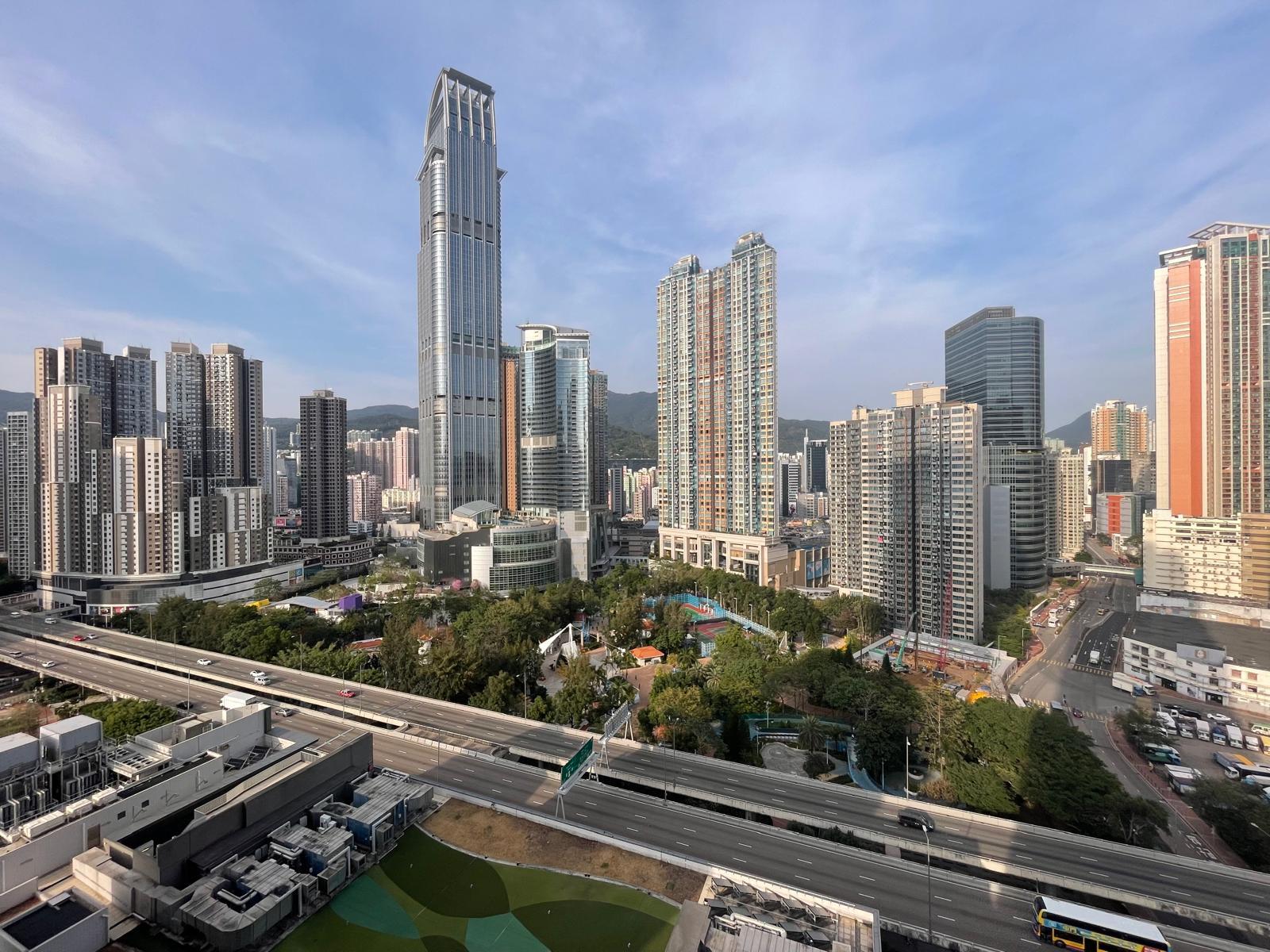 柏傲灣一房單位望開揚市景。(代理提供)