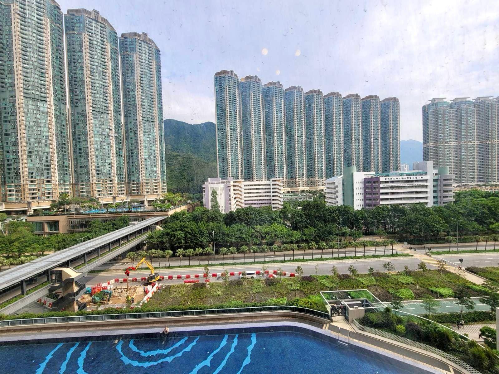 東涌昇薈一房連租約戶,景觀望開揚泳池景及園景。(代理提供)