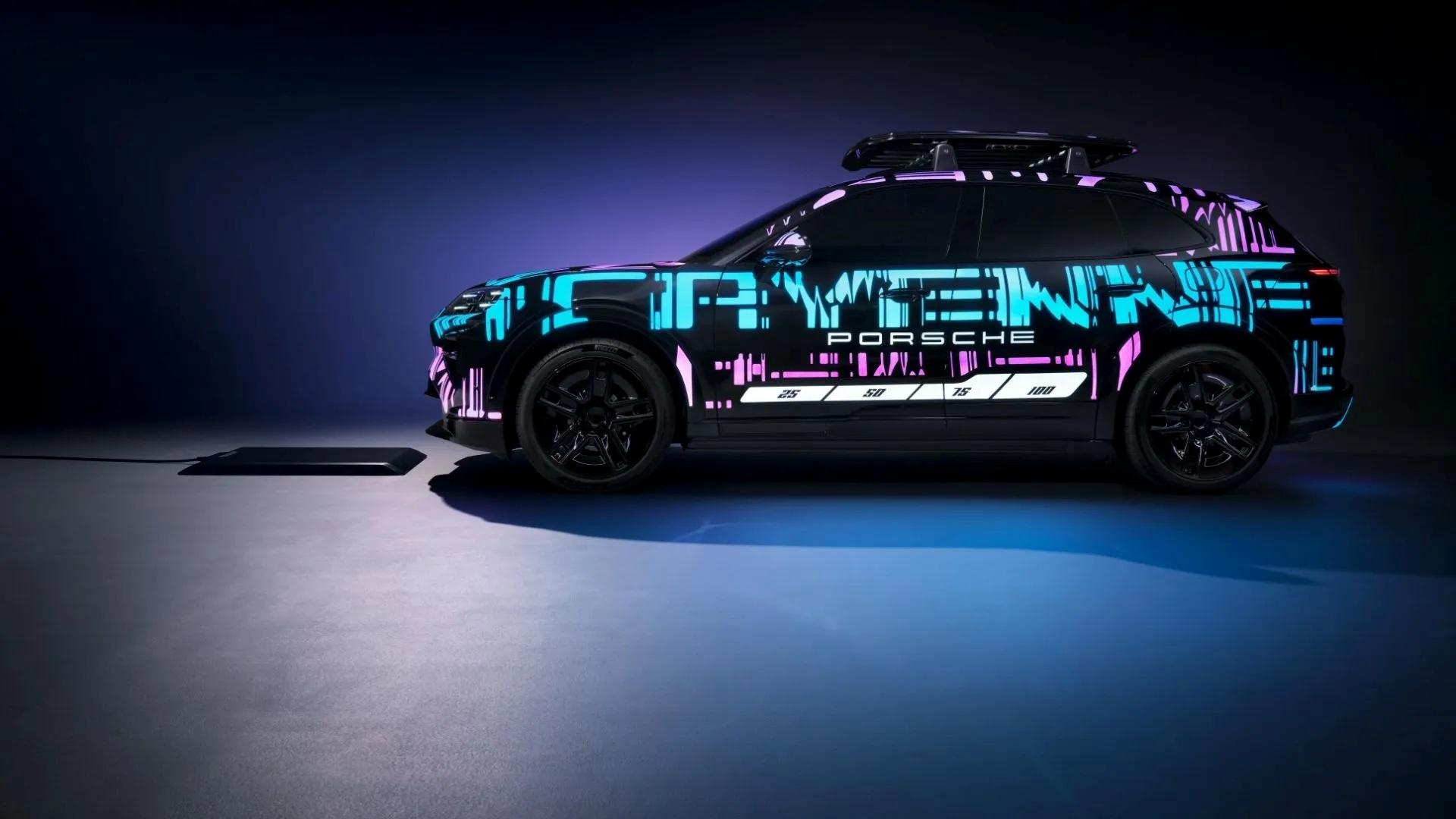 Porsche發布下一代電動車無線充電技術 停放在新充電墊上即可