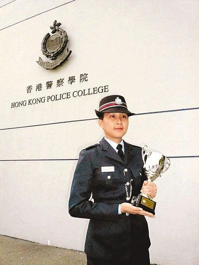 Jo正式成為見習督察。(受訪者提供)