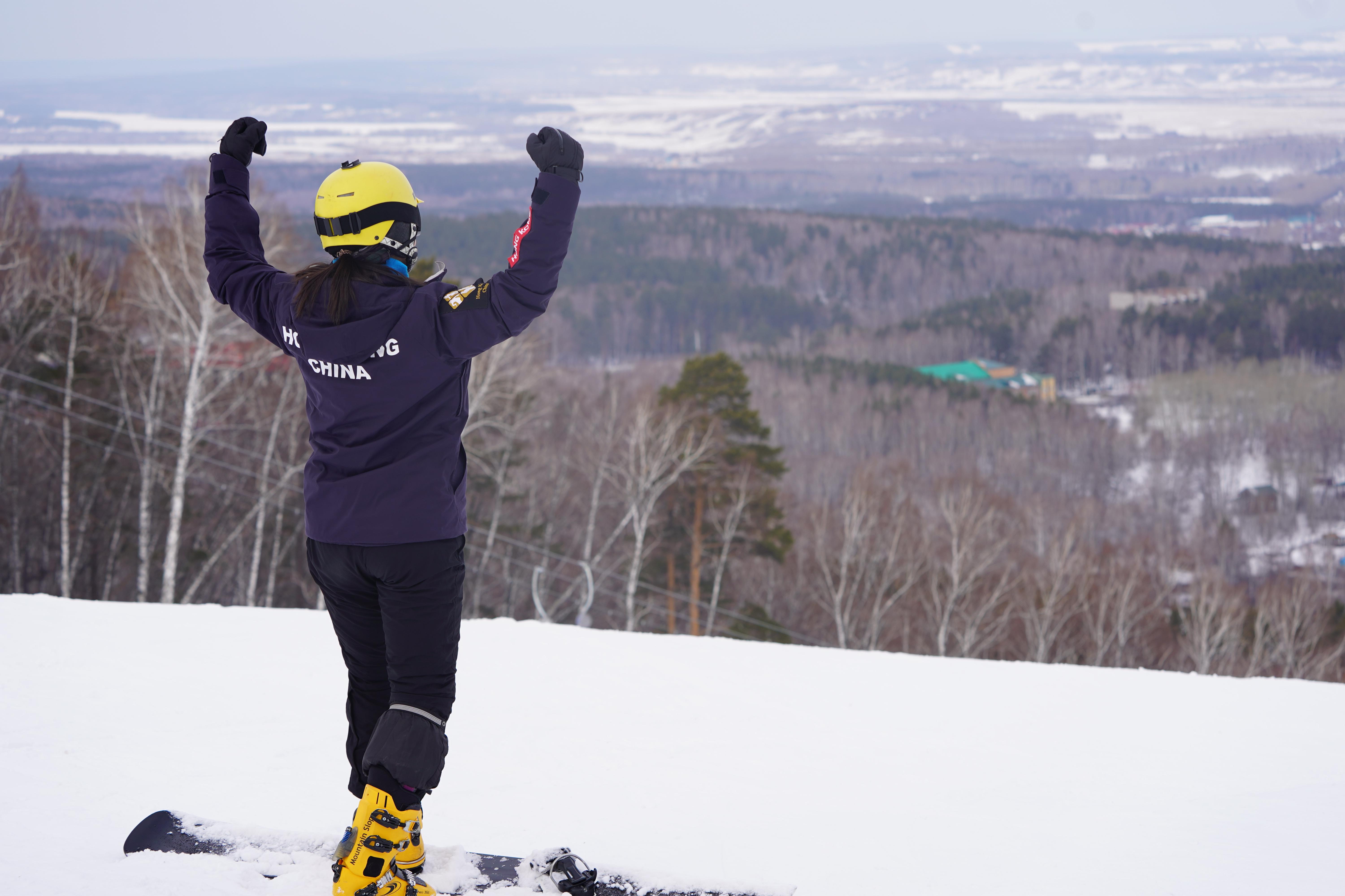 Emma是香港滑雪隊前成員。(受訪者提供)