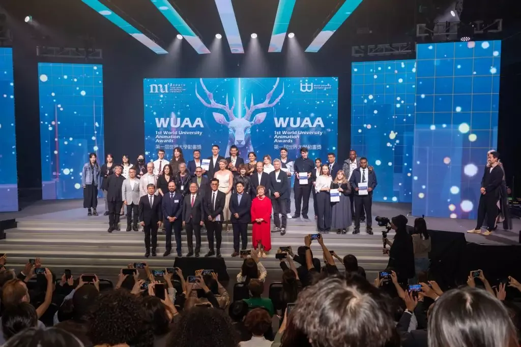 古天樂出席由都大舉辦的首屆「世界大學動畫獎」頒獎禮,並擔任頒獎嘉賓。