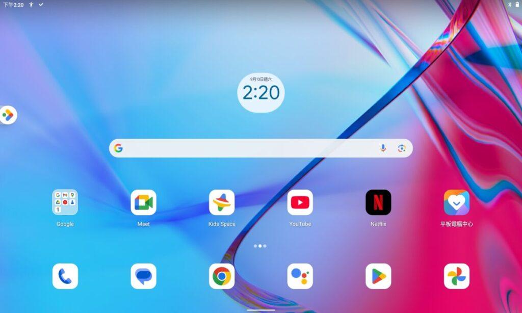 系統方面運行 Android 12 系統,介面設計簡潔易用,並支援 Lenovo 自家的Smart Audio 技術,能夠根據不同使用場景自動優化音效表現。