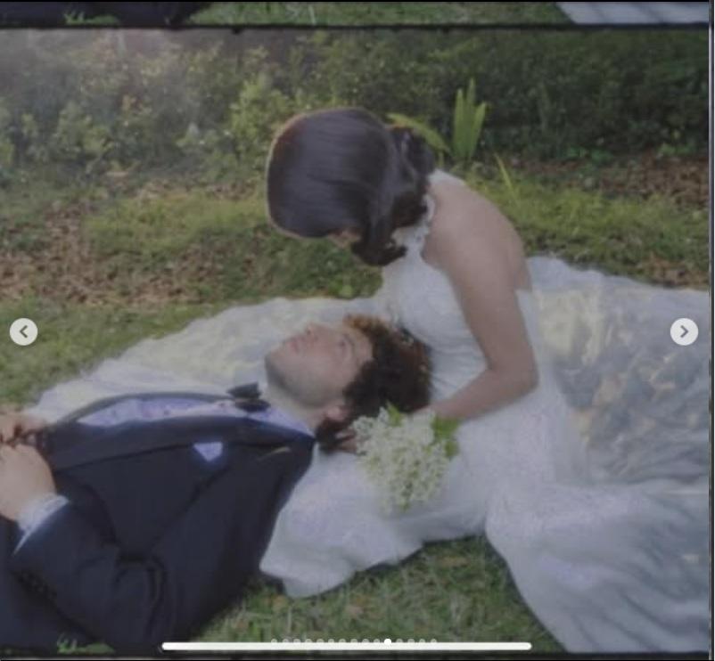 婚禮上,Selena Gomez與Benny Blanco有不少甜蜜互動。