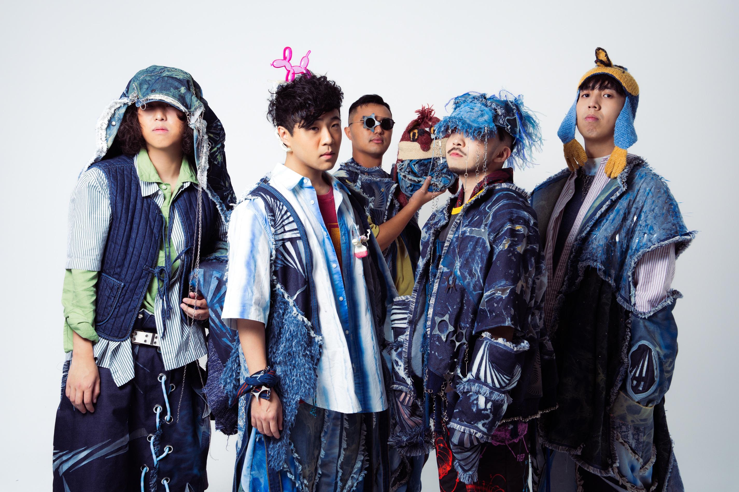 The Hertz樂隊成員(左至右)Him Hui、Herman、Ricky、Ray和Marco。