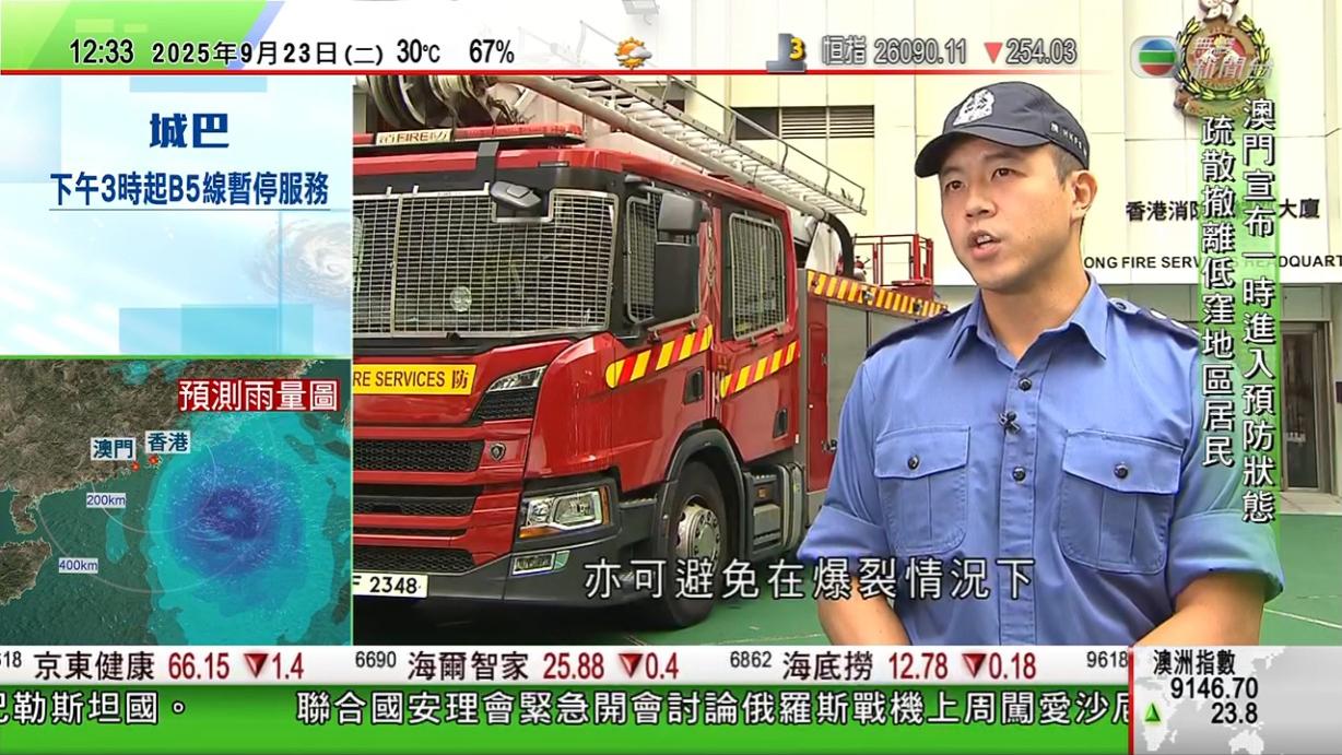 吳偉諾表示膠紙可以有加固作用,同時防止爆裂時造成大量碎片。