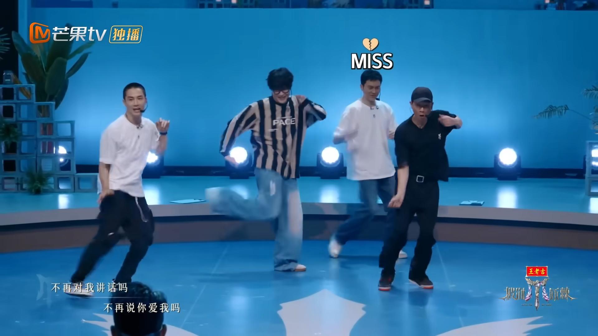 張智霖雖然下了一番苦功,但完全跟不上進度。