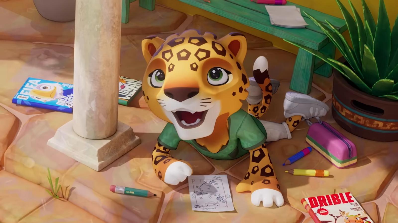 世界盃2026吉祥物,墨西哥代表Zayu為美洲虎,擔任前鋒。