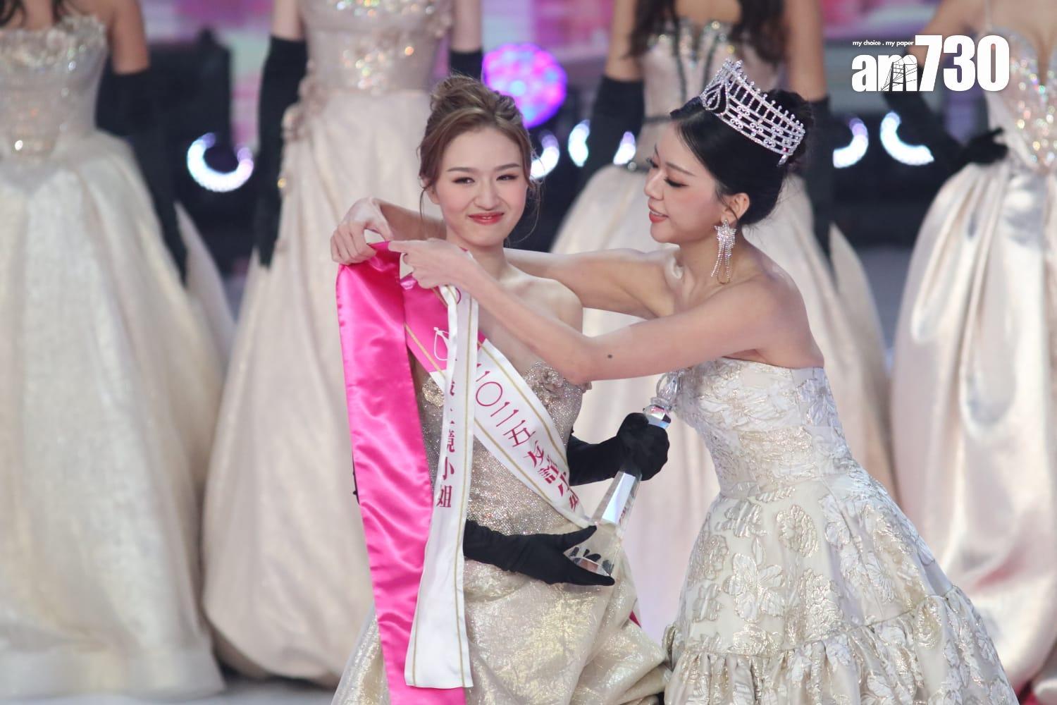 1號李尹嫣奪友誼小姐兼最上鏡小姐,暫成雙料佳麗。 (鍾式明攝)