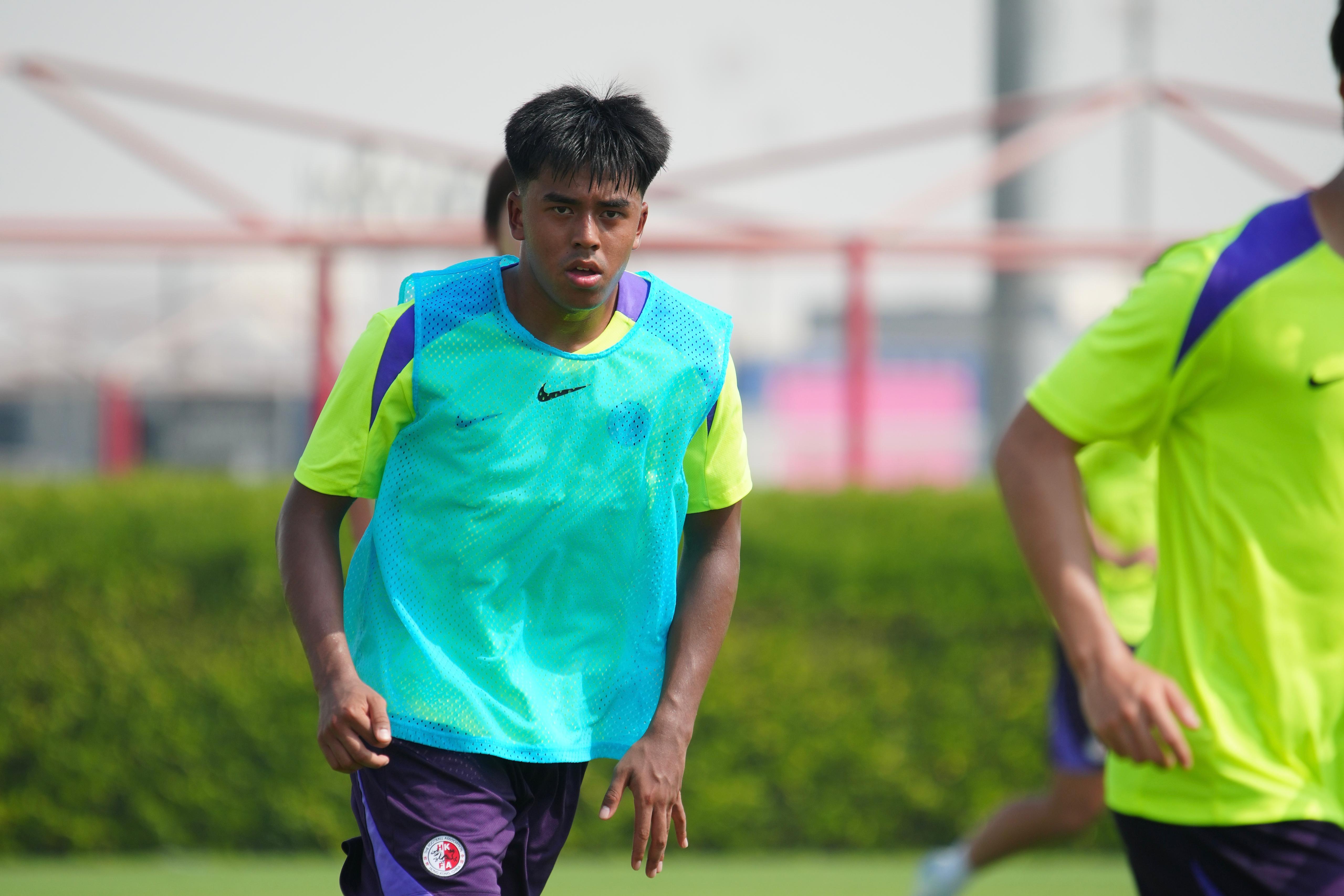 香港U22出戰亞洲U23錦標賽外圍賽。(香港足總圖片)