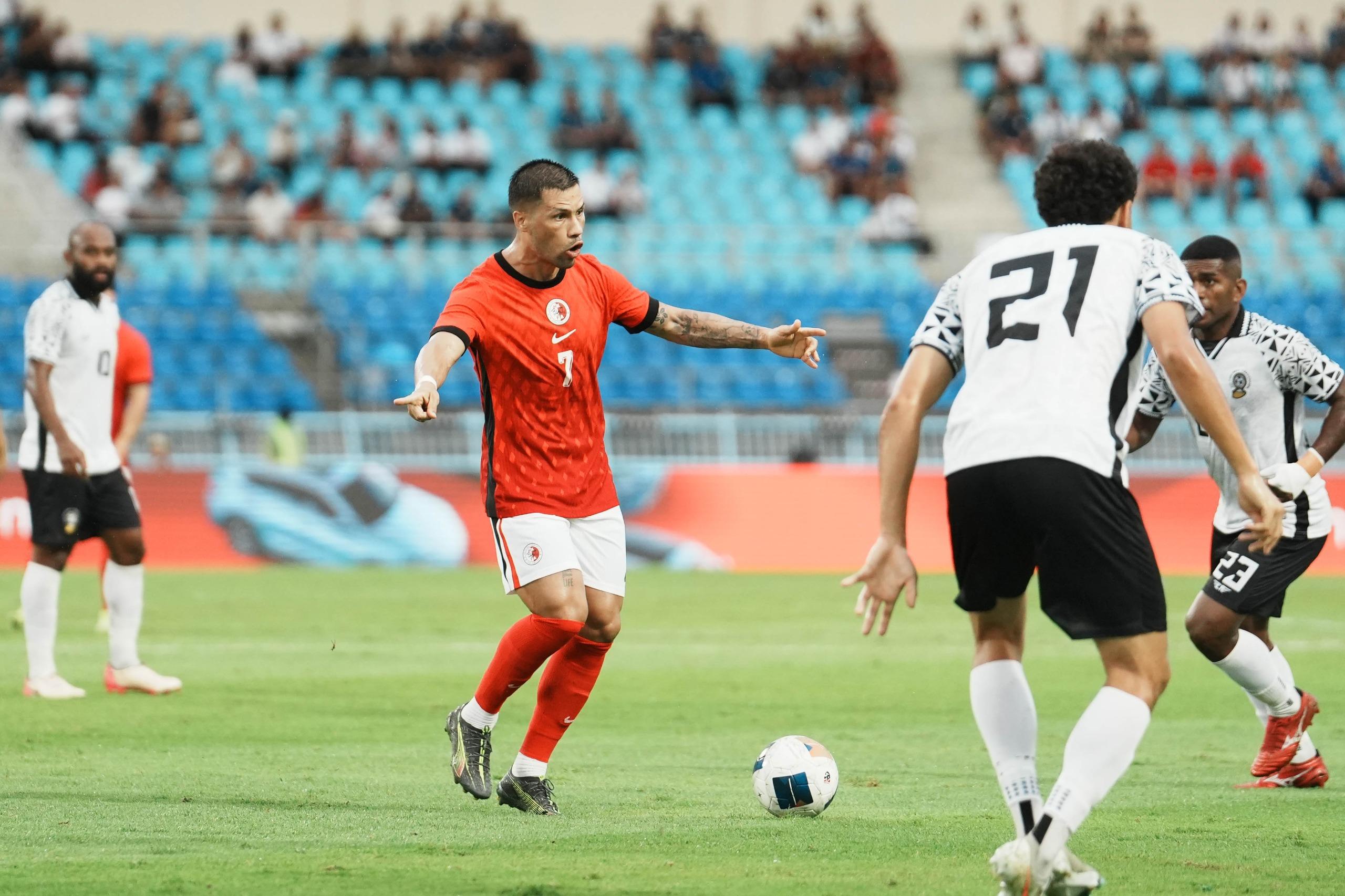 泰皇盃|香港大勝斐濟,祖連奴為入球功臣。(HKFA)