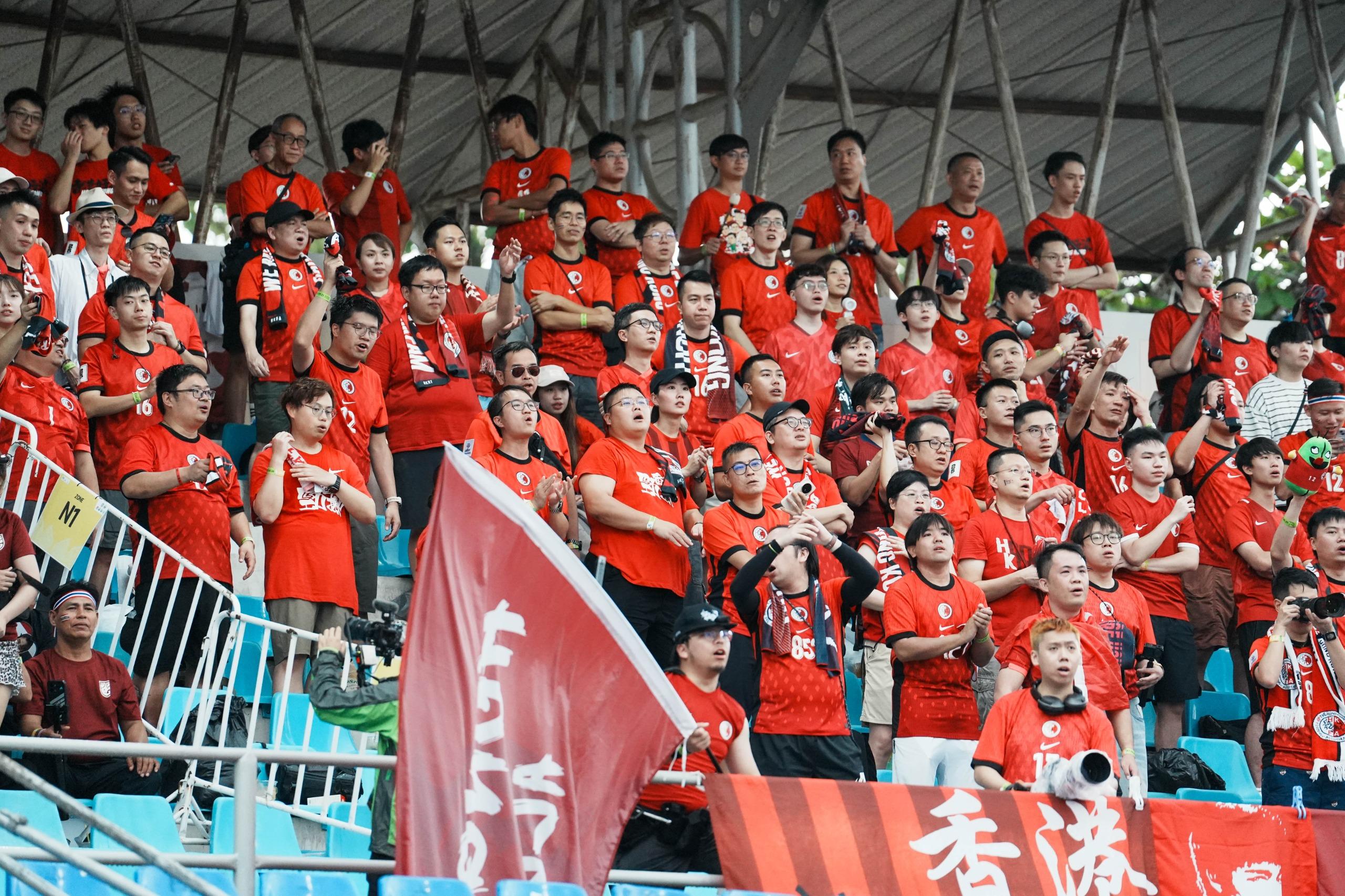 泰皇盃|香港大勝斐濟。(HKFA)