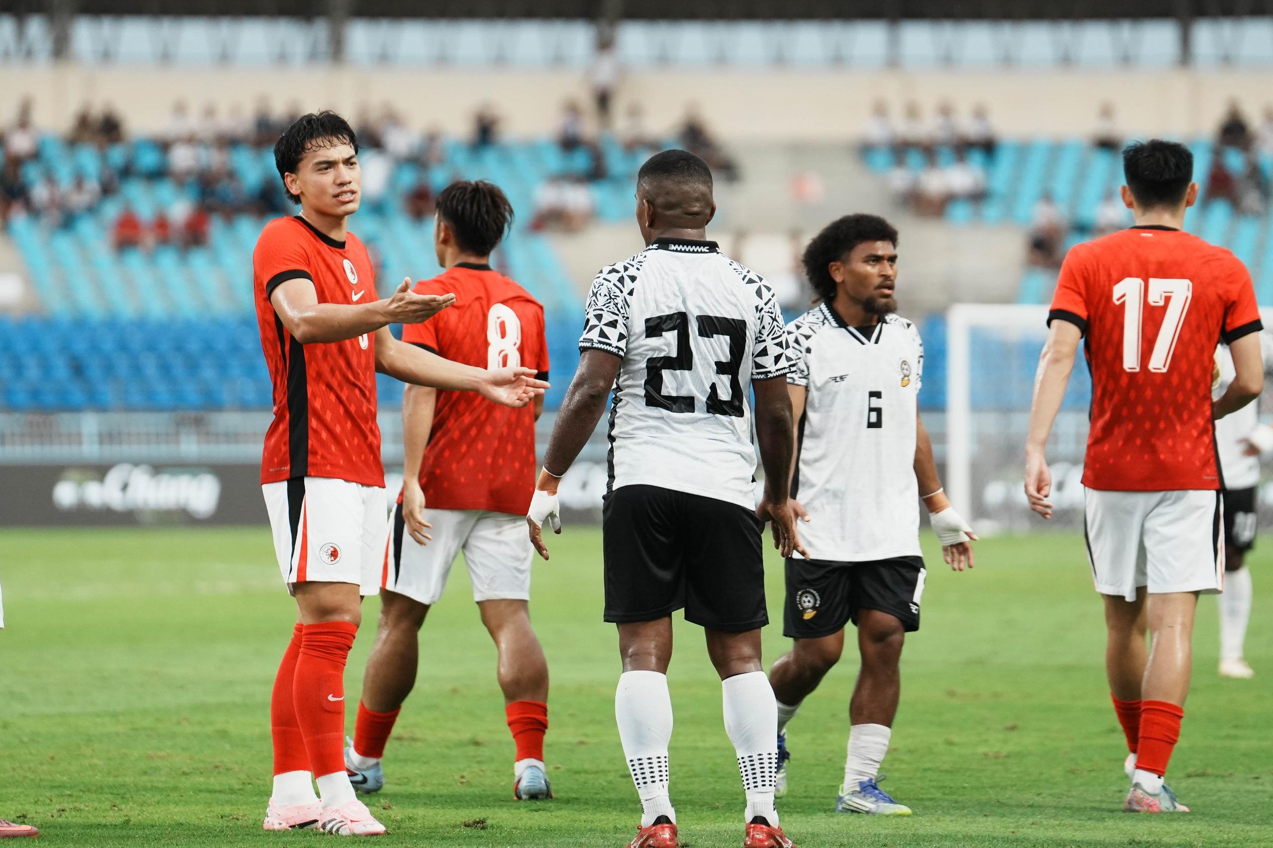 泰皇盃|香港大勝斐濟。(HKFA)