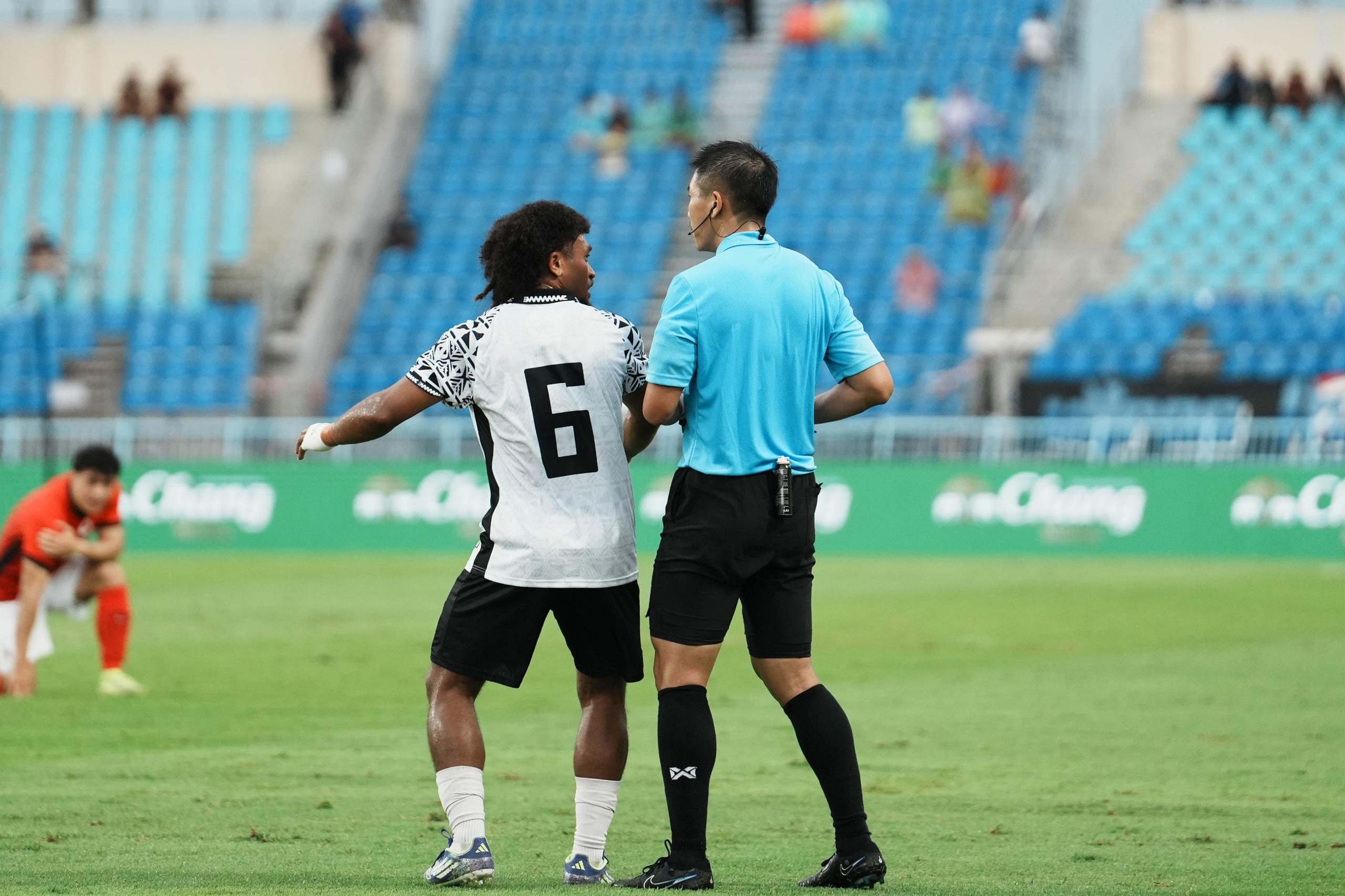 泰皇盃|香港大勝斐濟。(HKFA)