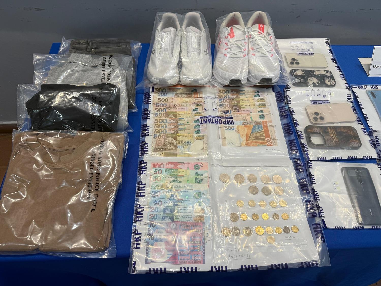 警方代號「映目」行動,成功搗破一個搵快錢犯罪集團。(香港警察圖片)