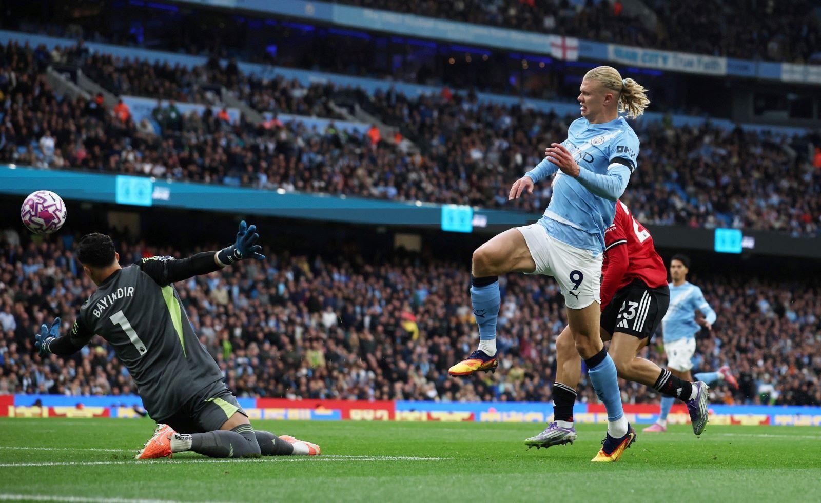 英超︱夏蘭特為曼城擊敗曼聯,終止聯賽2連敗。(路透社)