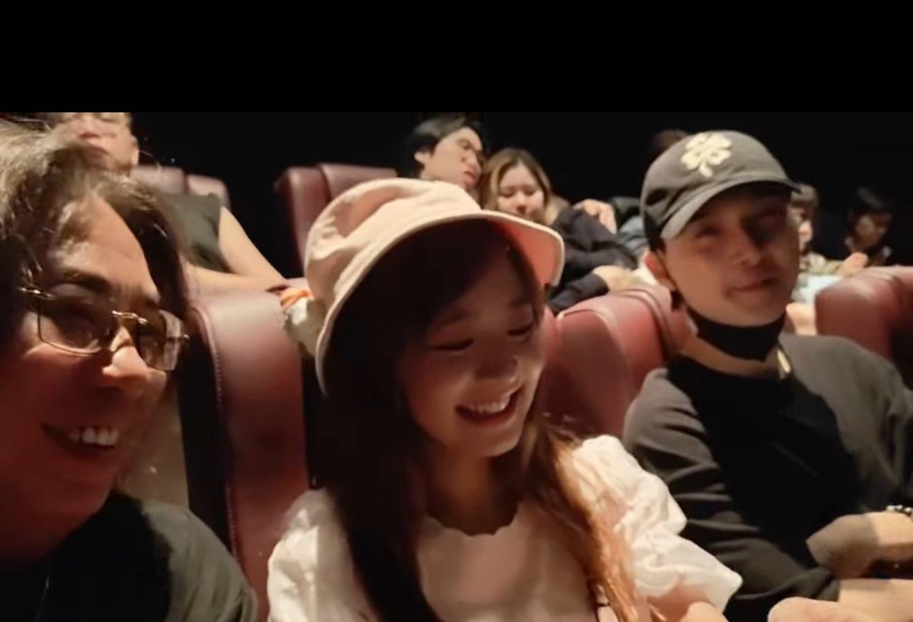 林敏驄撞破羅毓儀與林俊其拍拖睇戲。