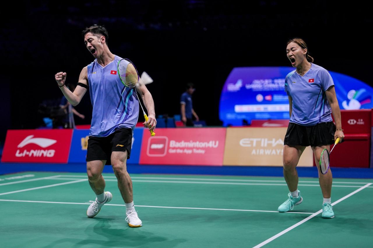 羽毛球|鄧俊文/謝影雪中國羽毛球賽闖8強 今硬撼馬來西亞世界冠軍