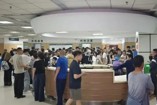 許多病患因雷暴哮喘就醫。(圖/翻攝《山西日報》)