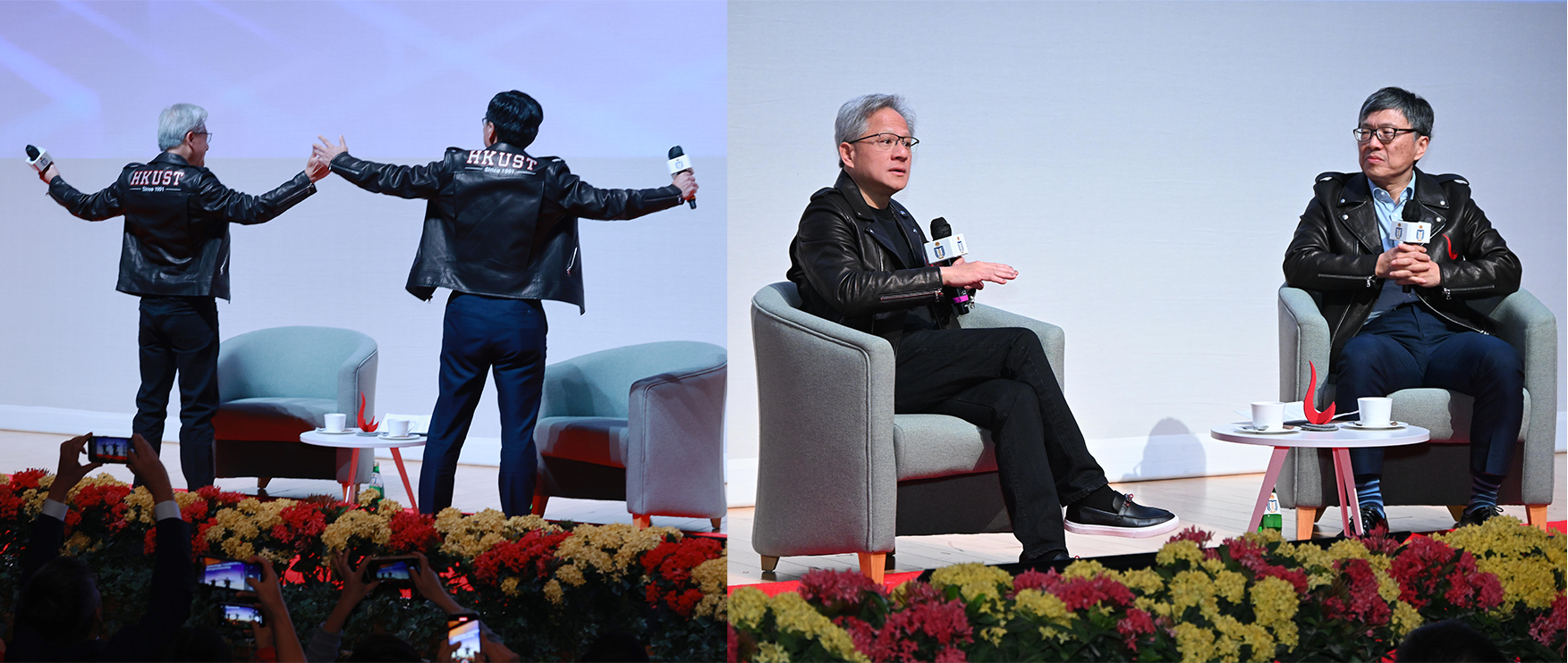 科大展出校友黃仁勳簽名皮衣