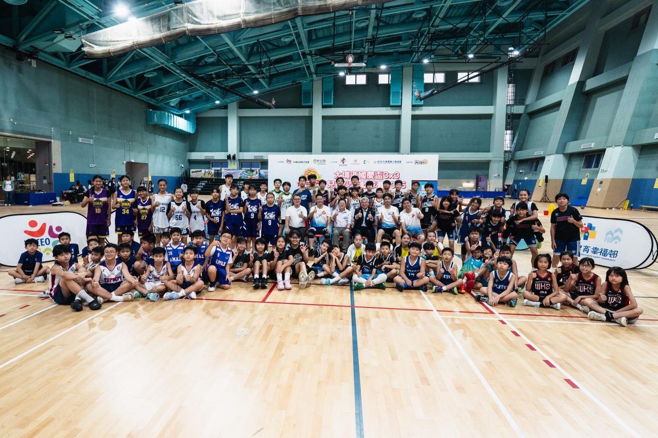大埔區國慶盃3x3兒童少年籃球賽 Alpha Step/DNA分奪U13男女子冠軍