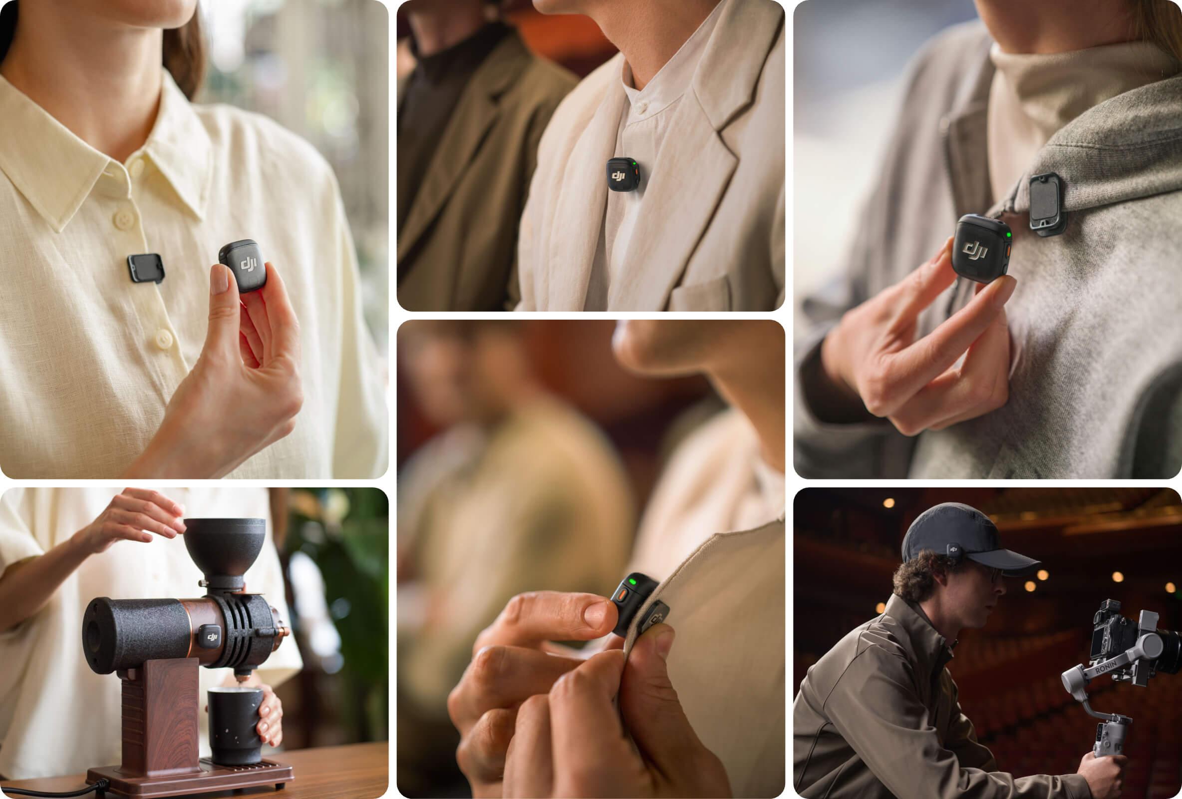 DJI Mic 3無線咪可直連 Osmo 系列設備無需接收器