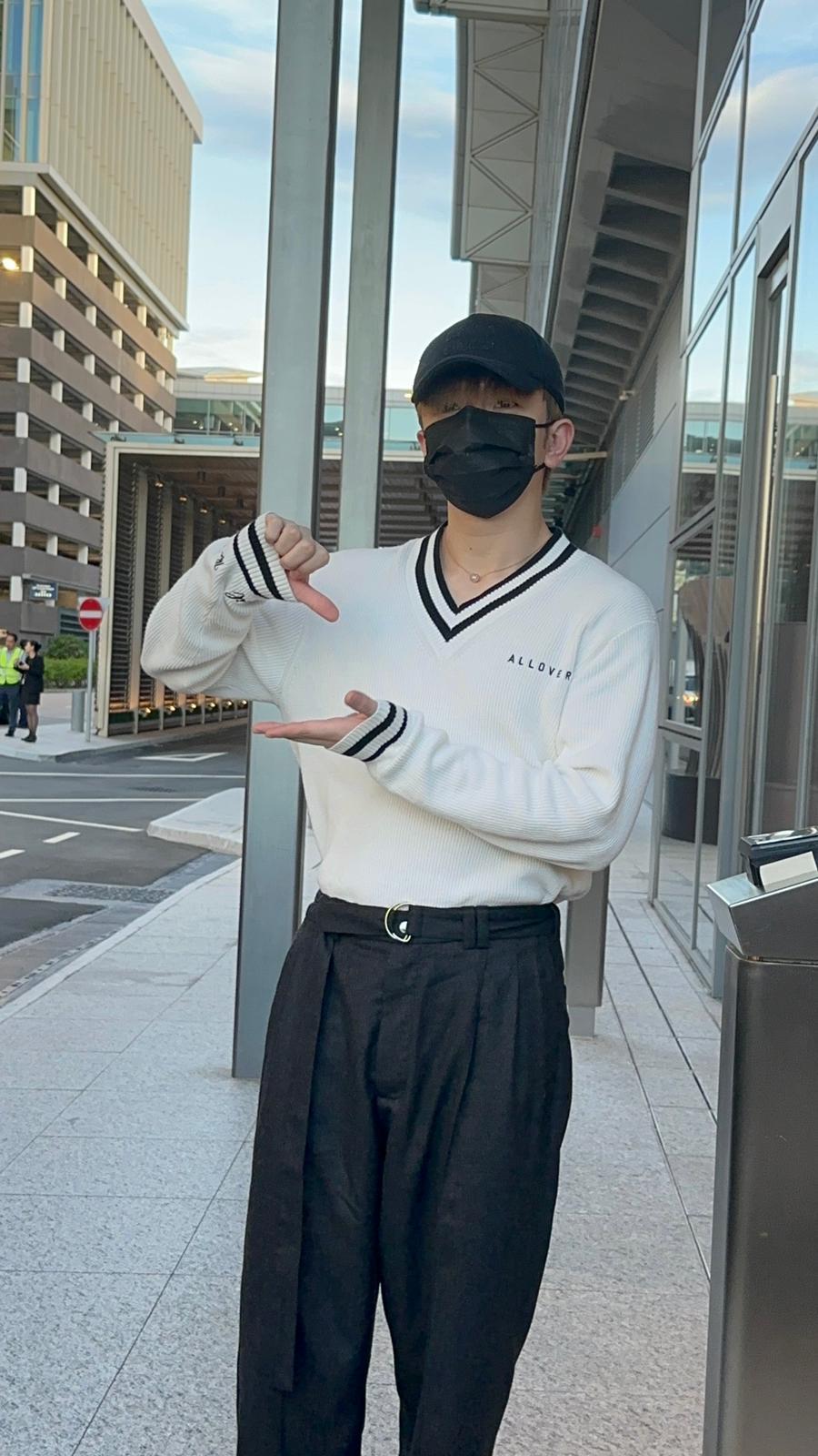 Anson Lo在新加坡參加Waterbomb盛會後回港,接受傳媒訪問。