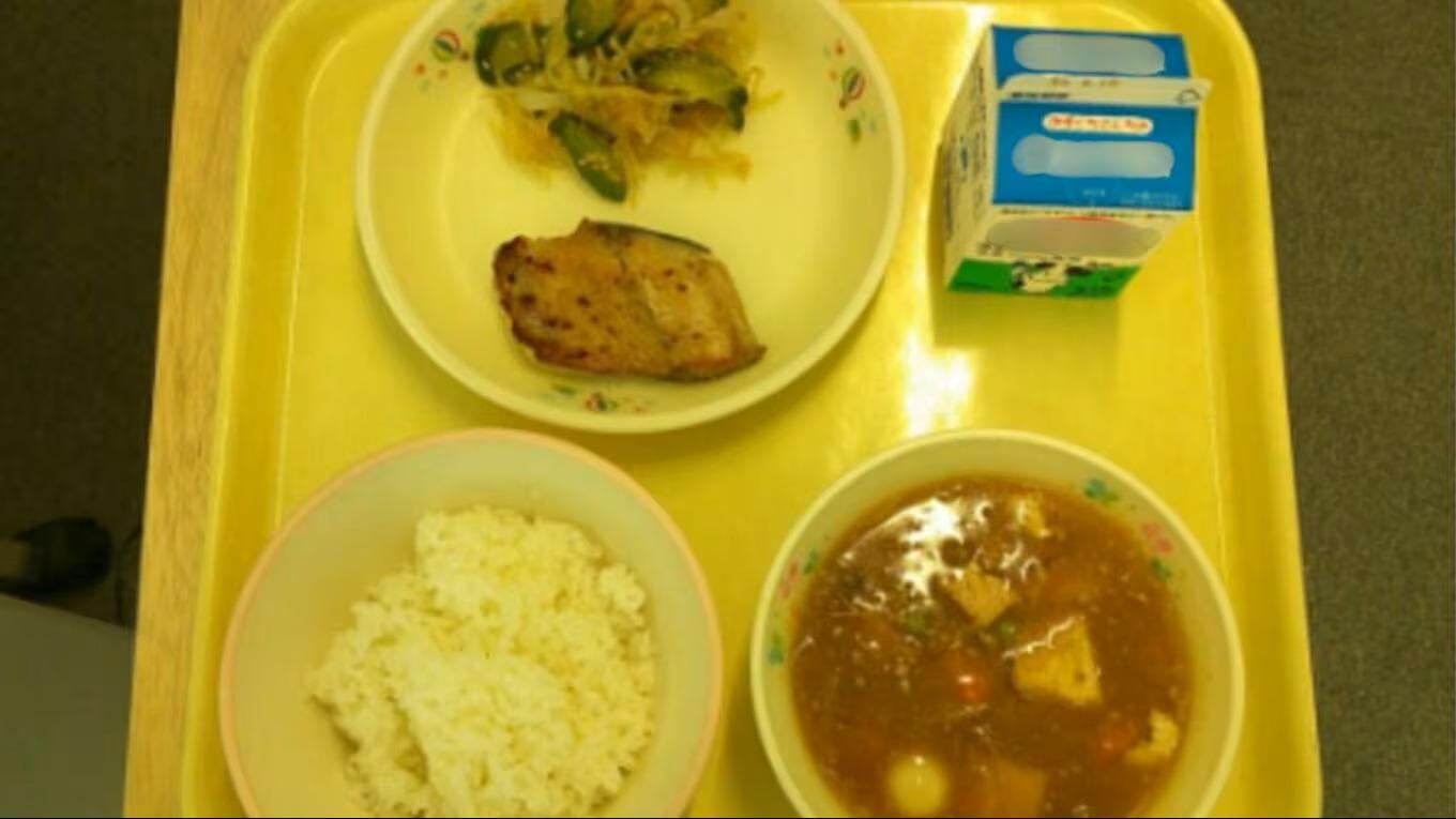 9月11日學校午餐供應情況(摘自南礪市立小學網站)