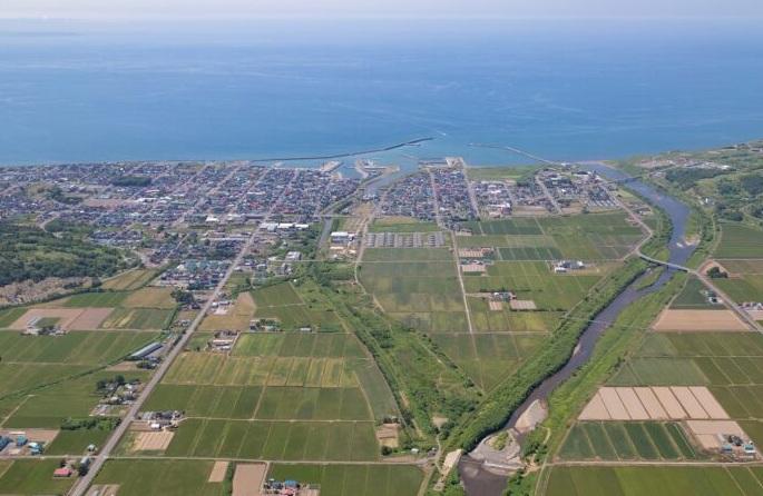 北海道北部沿岸縣市羽幌町。(互聯網)