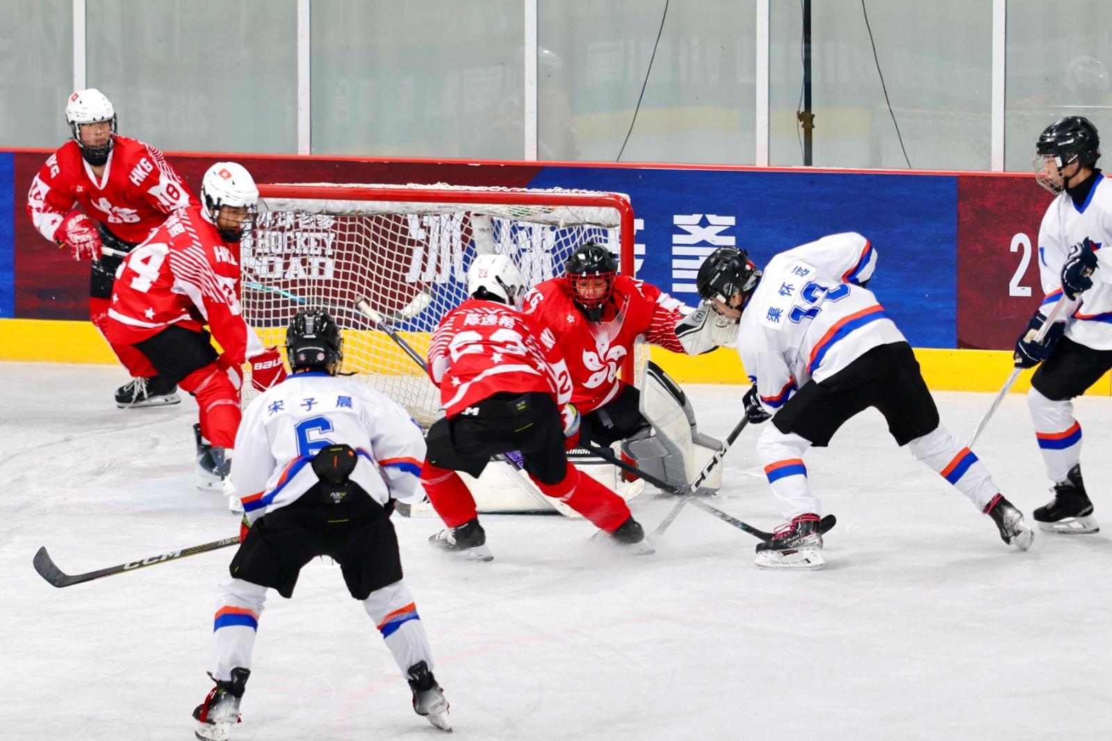 冰球|香港隊出戰U14全國冰球賽摘亞軍。