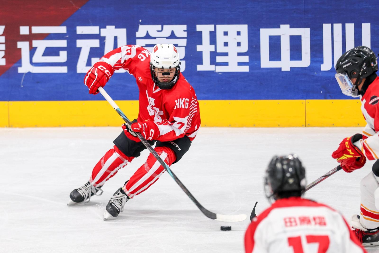冰球|香港隊出戰U14全國冰球賽摘亞軍。