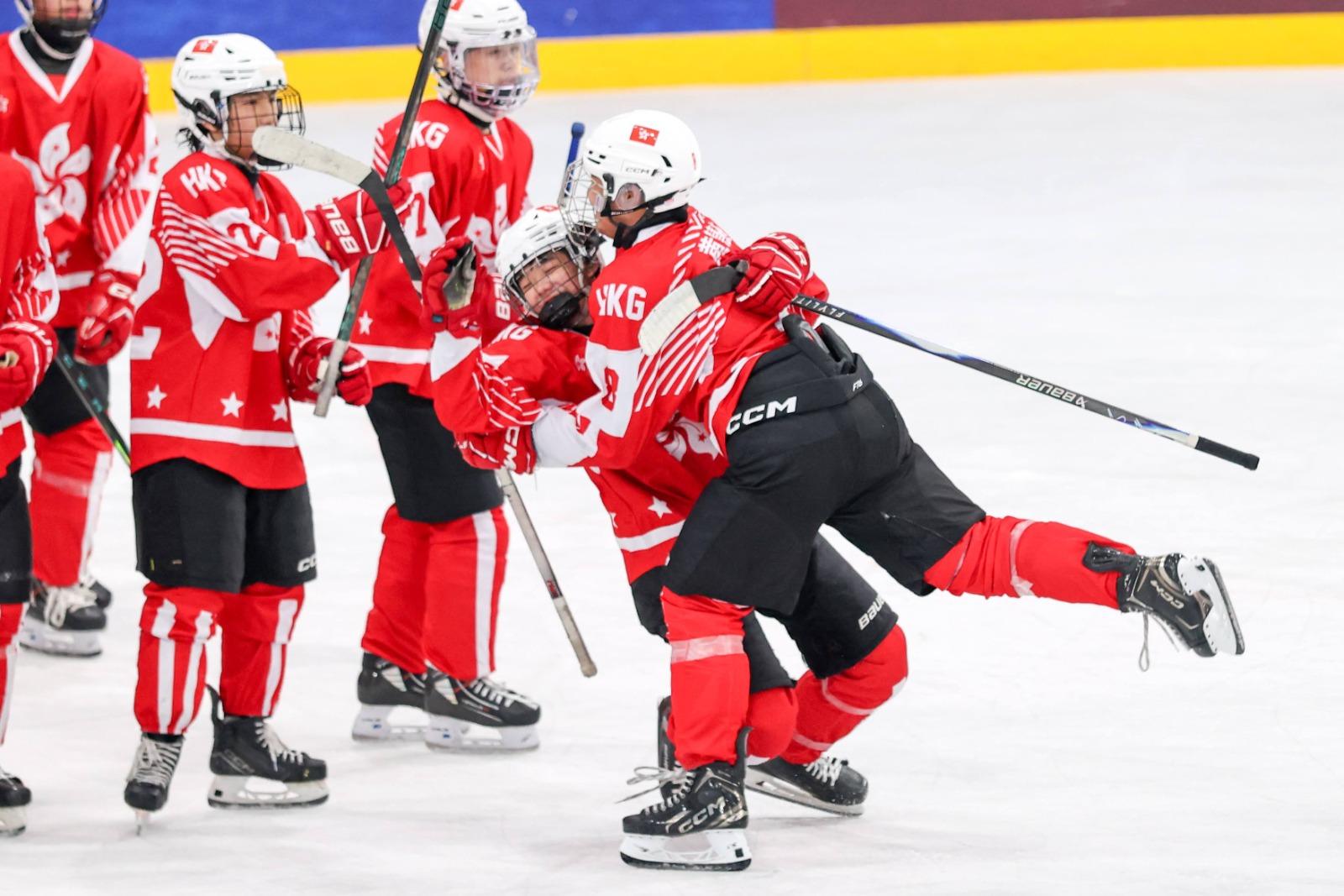 冰球|香港隊出戰U14全國冰球賽摘亞軍。