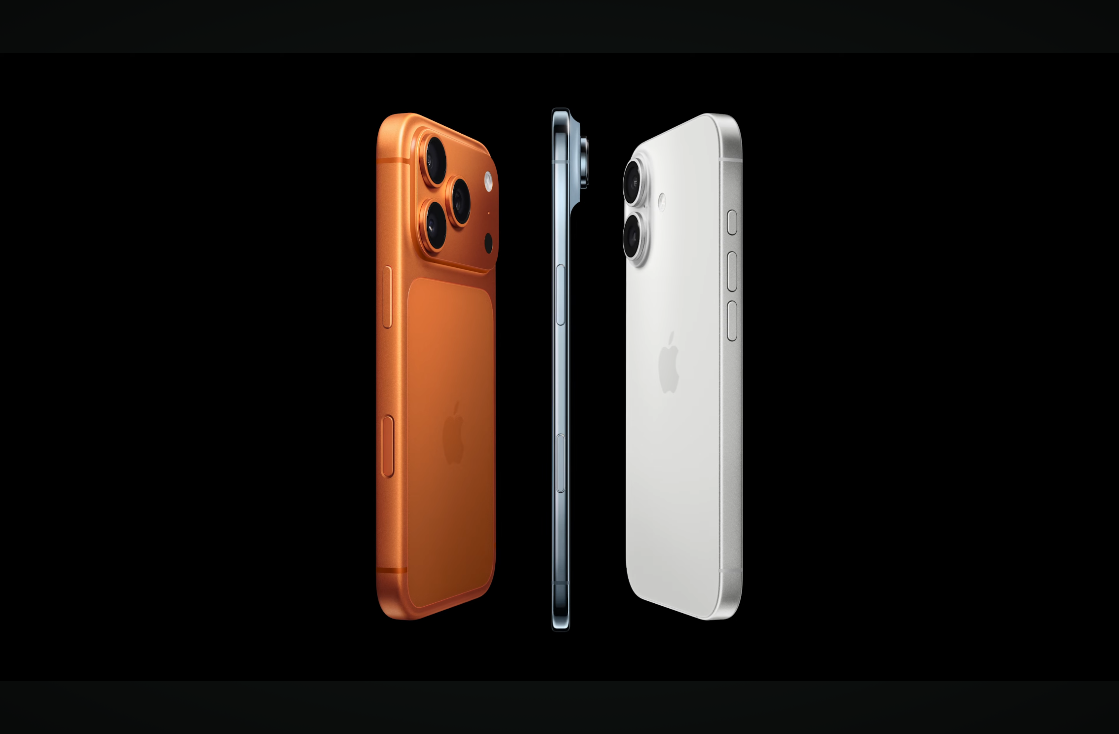 iPhone 17 Pro及Pro Max今年推出3款新色,包括深墨藍、宇宙橙及銀色。