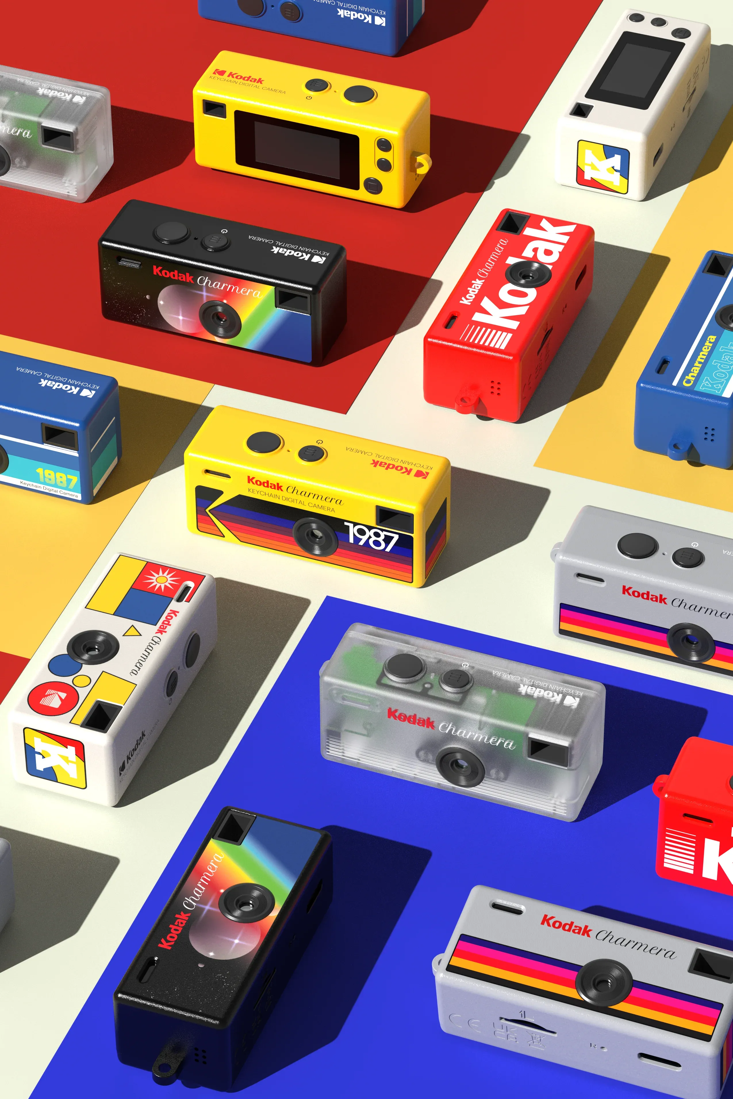Kodak Charmera相機盲盒有7款設計。