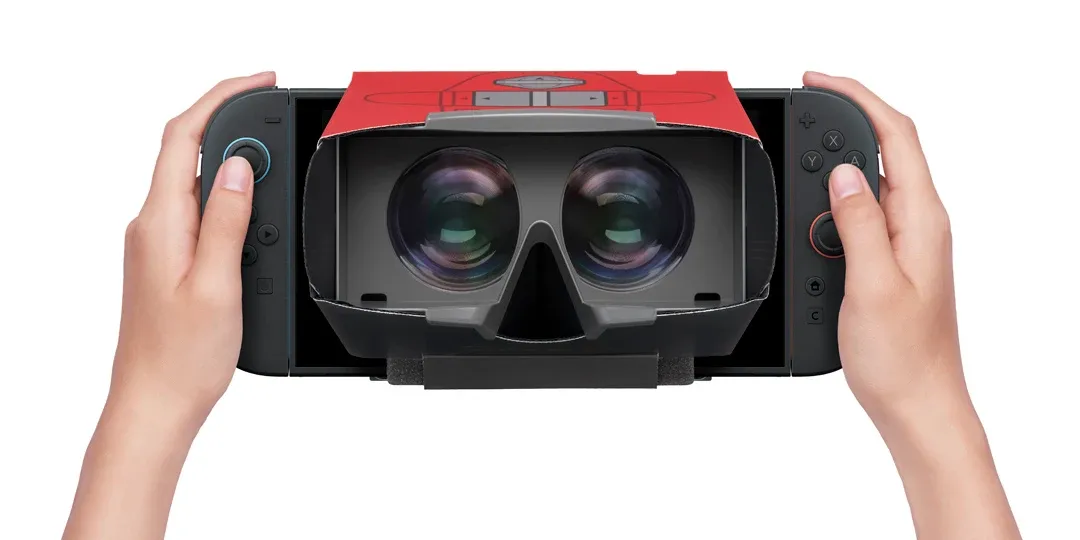 Virtual Boy紙模型版則可手提方式使用。