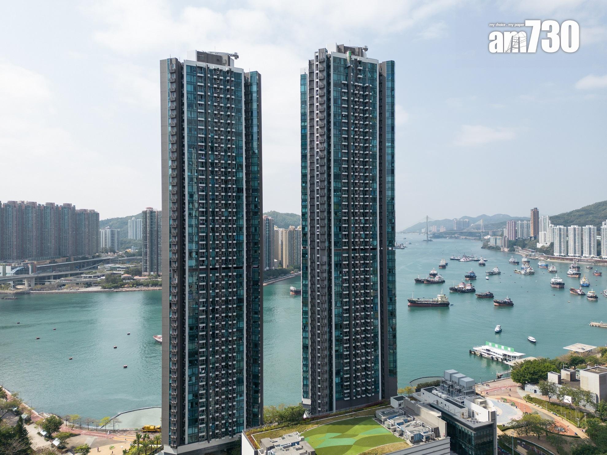 荃灣柏傲灣高層海景一房,原業主持貨短短一年多沽貨,帳蝕35萬元離場。(資料圖片)