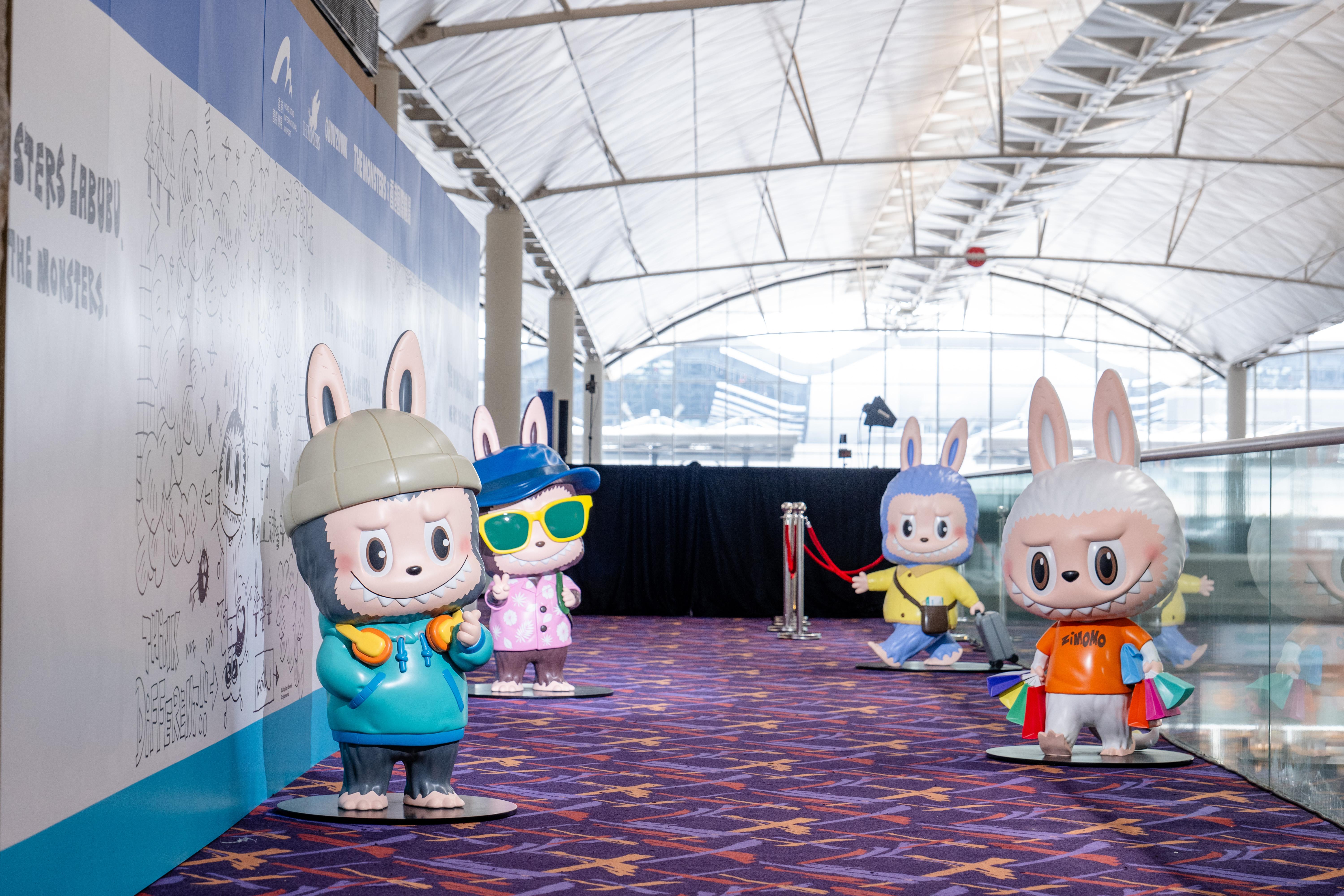 4座 1.5 米高LABUBU及ZIMOMO角色裝置