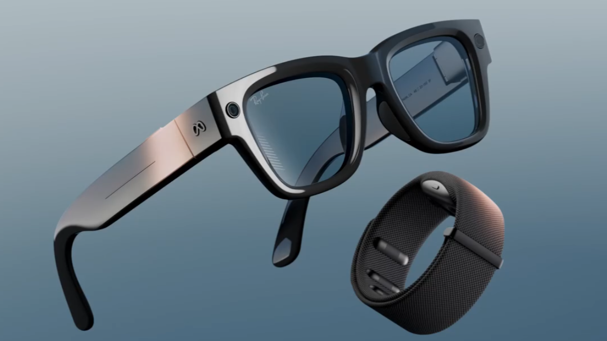 Meta Ray-Ban Display配合Meta Neural Band一同使用。