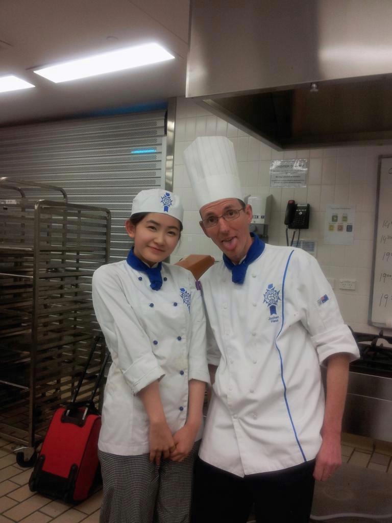 Vanessa曾遠赴澳洲藍帶廚藝學院全職三年進修糕餅課程。(Vanessa提供照片)