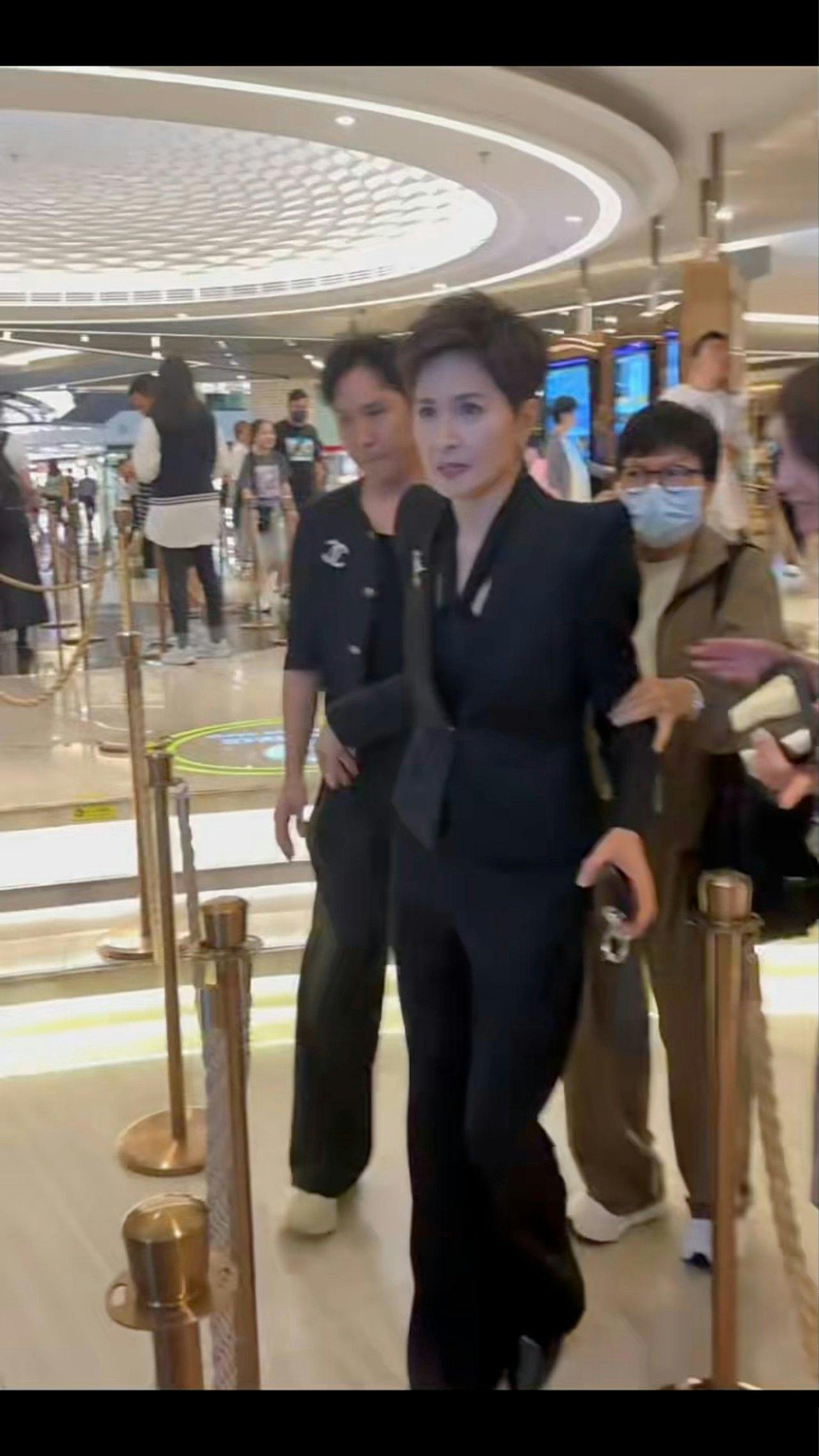 有網民在小紅書分享日前在《PTU》4K重映禮巧遇邵美琪!