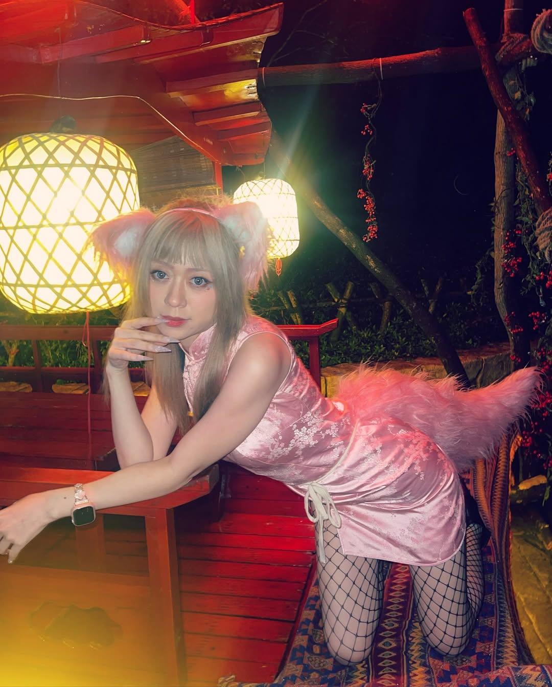 Venus身材惹火,不時大派福利。