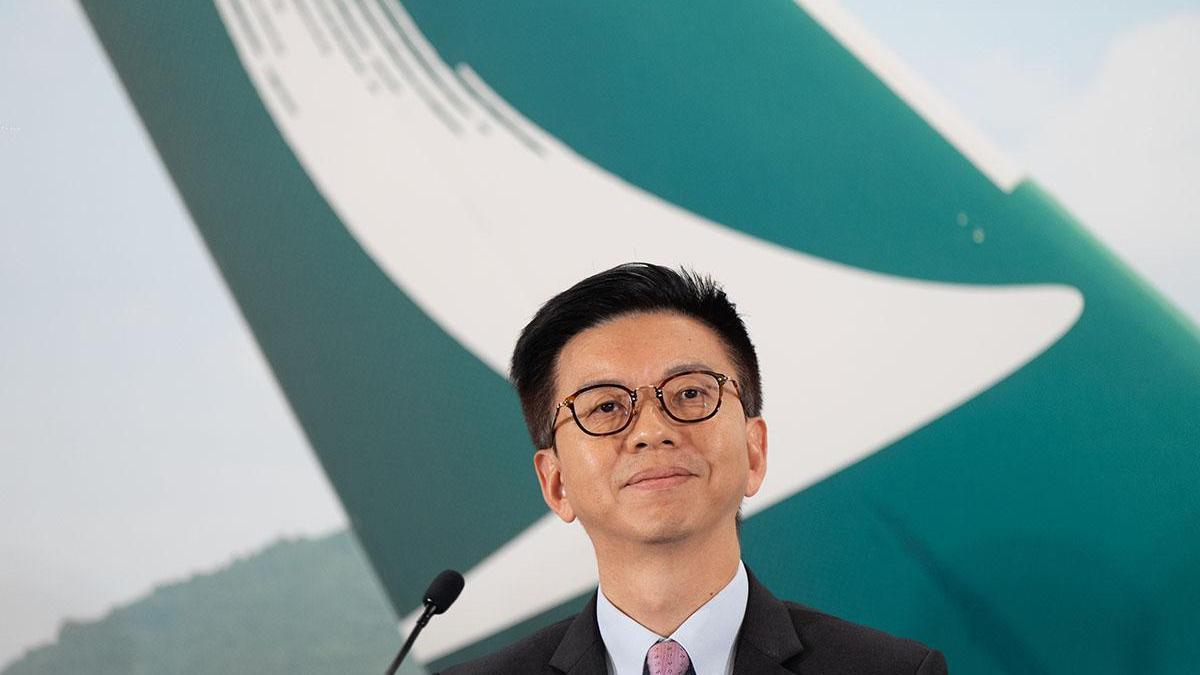 國泰CEO林紹波承諾投入遠超1,000億港元,而且集團不會止步於此。(資料圖片)
