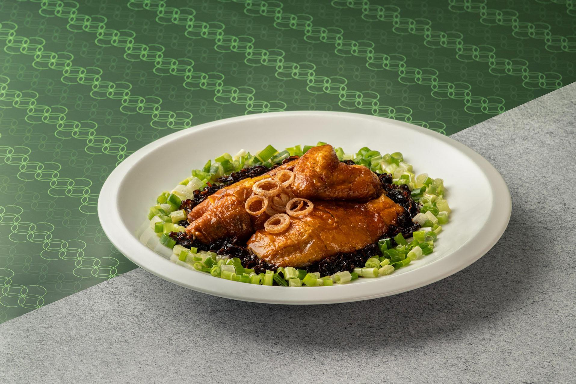 葱油脆皮炸子雞