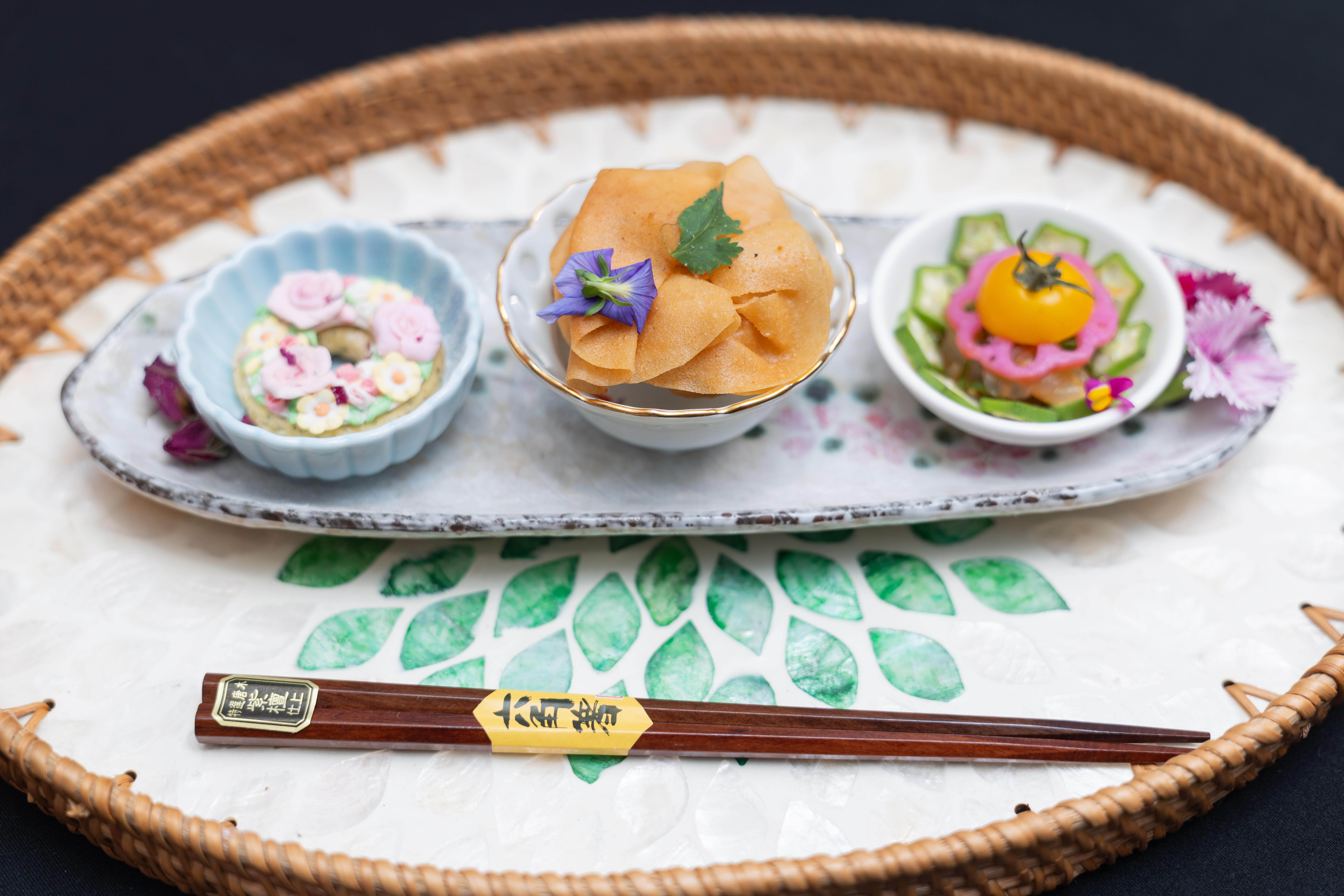 公開組亞軍菜式「三惜花」(邱燕萍)