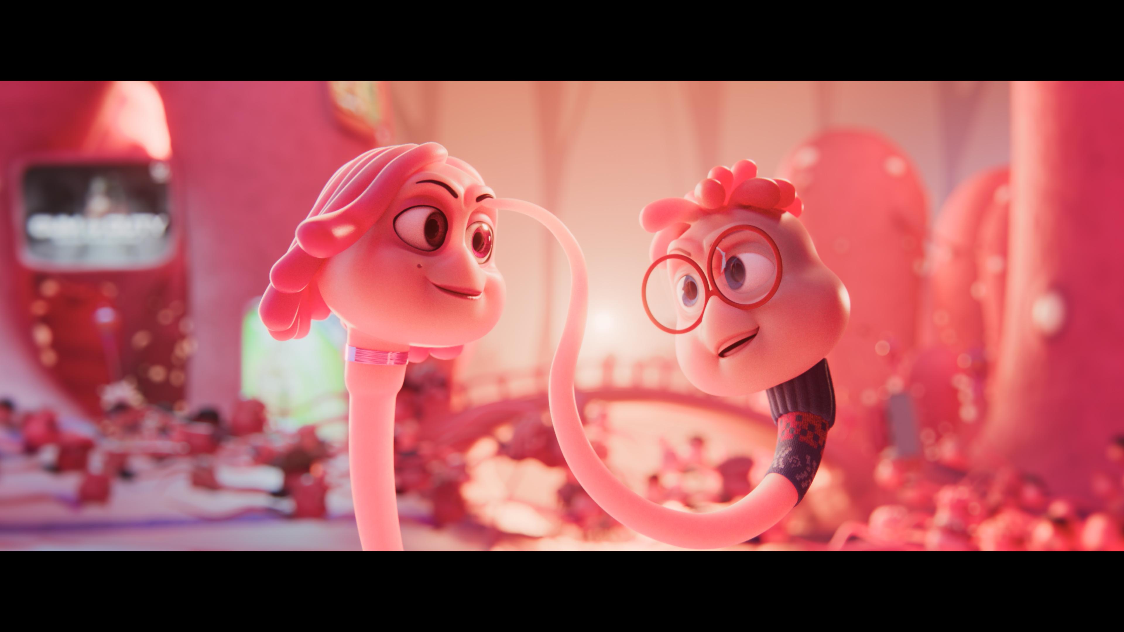 《出精特工隊》精蟲男女主角「斯文」(男和「明精」(女),由淩文龍和陳漢娜聲演。