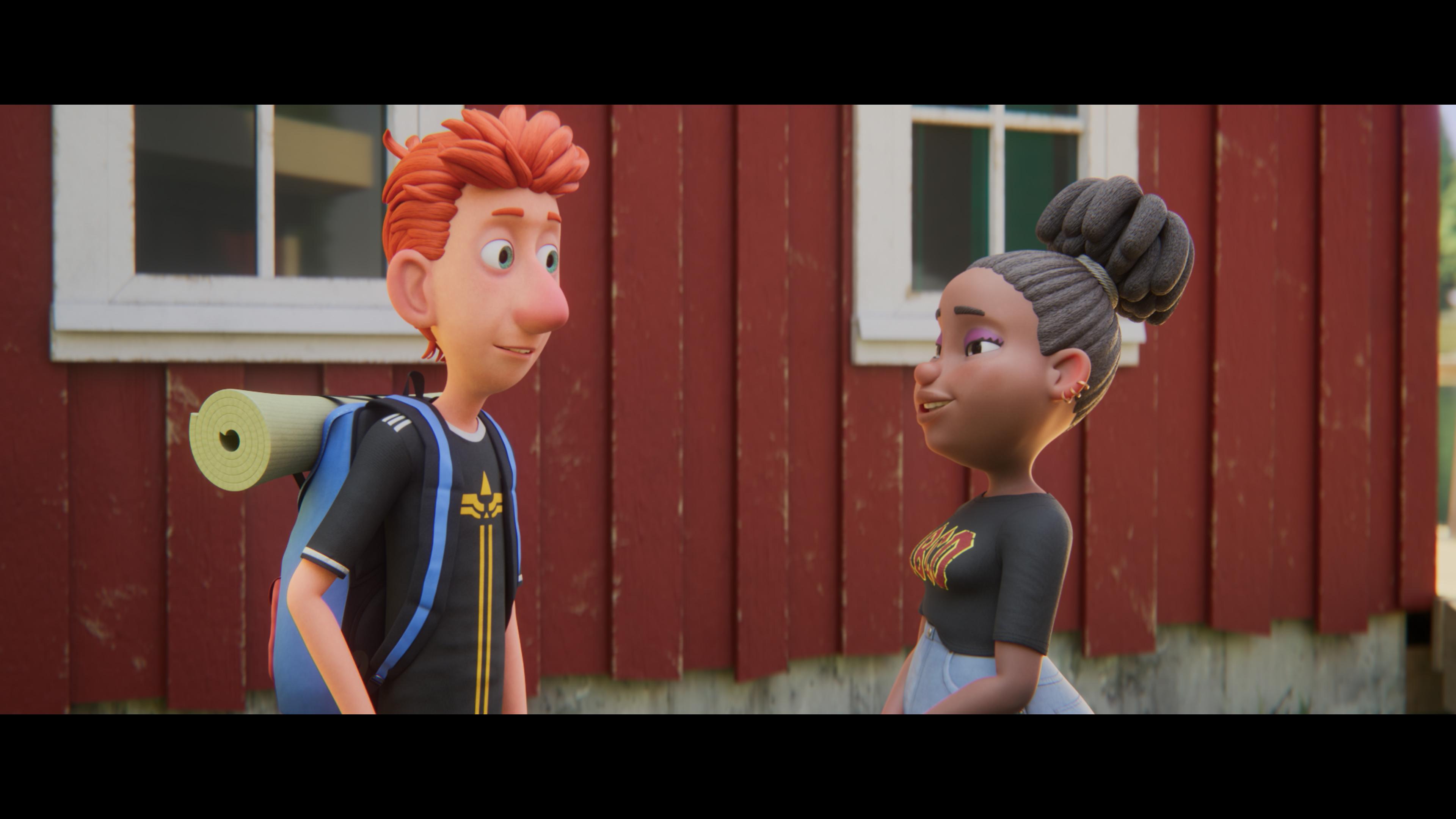 《出精特工隊》人類男女主角阿聰及麗莎,由林家熙和余逸思聲演。